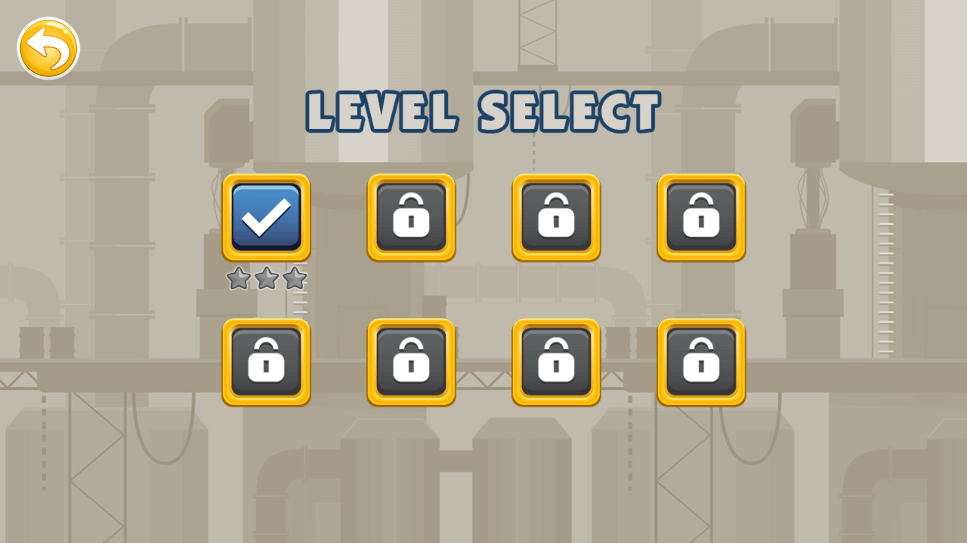 Battboy Adventure level completion screen showing stars earned and score