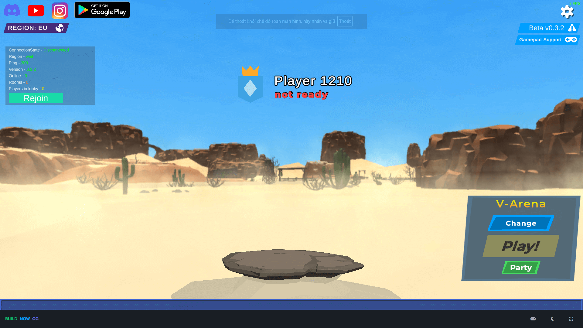 BuildNow GG character aiming a rifle during an intense multiplayer battle