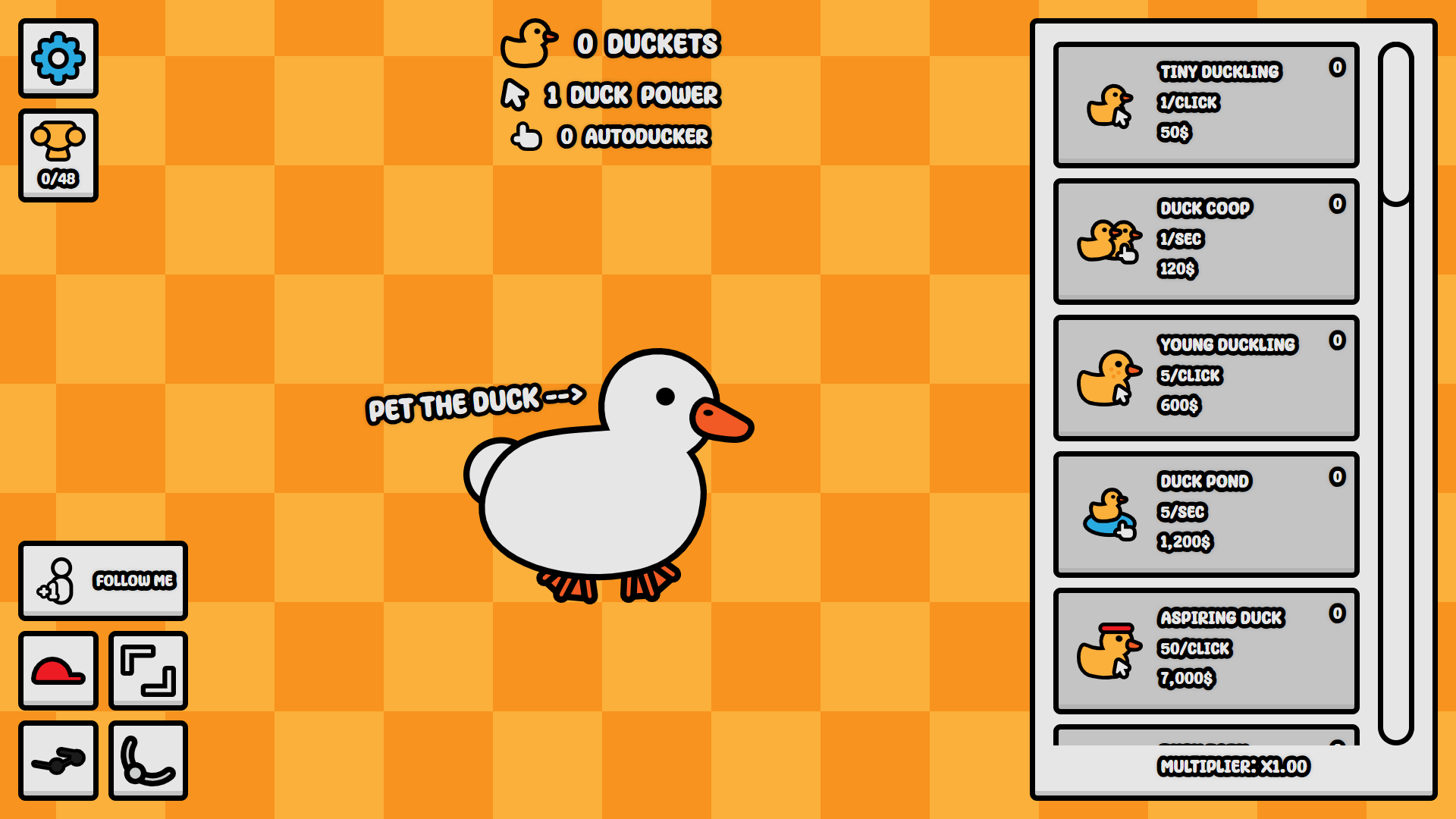 Duck Duck Clicker – Cute & Fun Duck Dress-Up Game