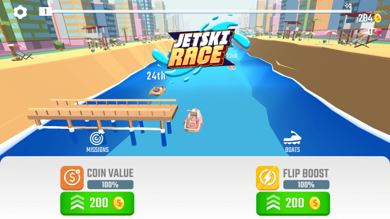 Water Racing Modified Teuck Jetski Race – Speed Through Waves In Water Racing