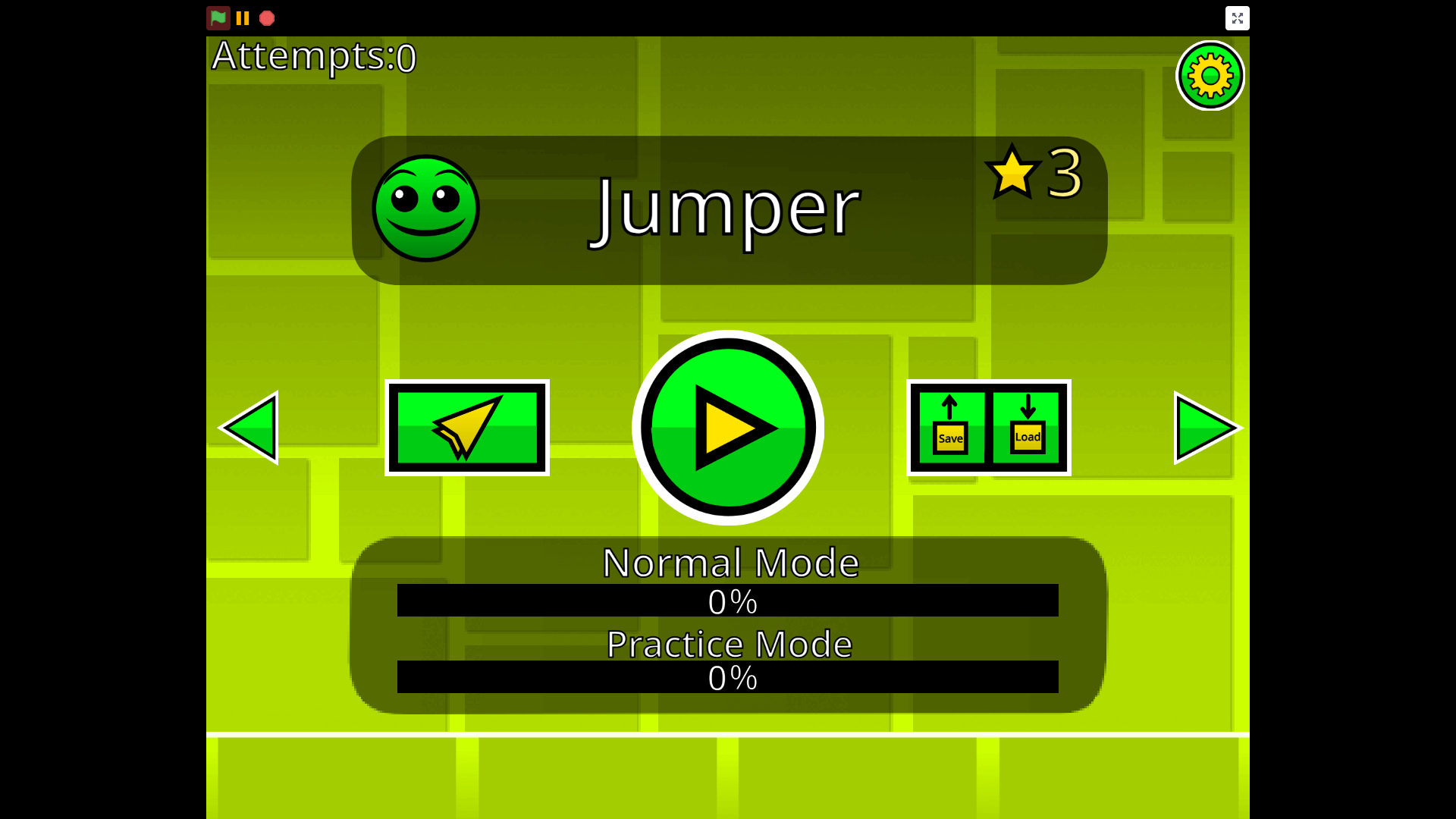 Geometry Dash Wave gameplay showing zigzag wave movement through narrow terrain