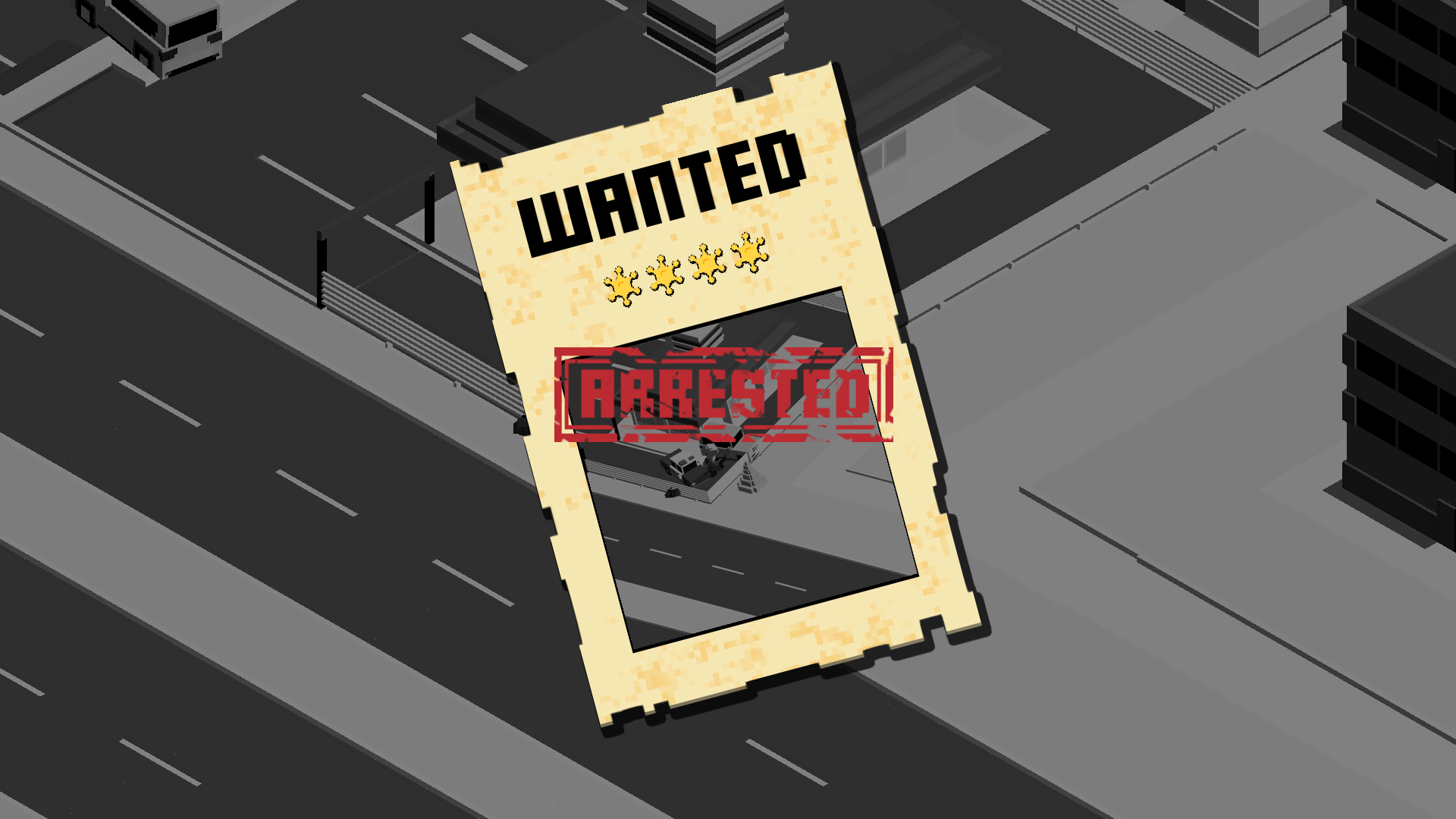 Military helicopter chasing the player in Escape Road 2 during a high-stakes urban getaway