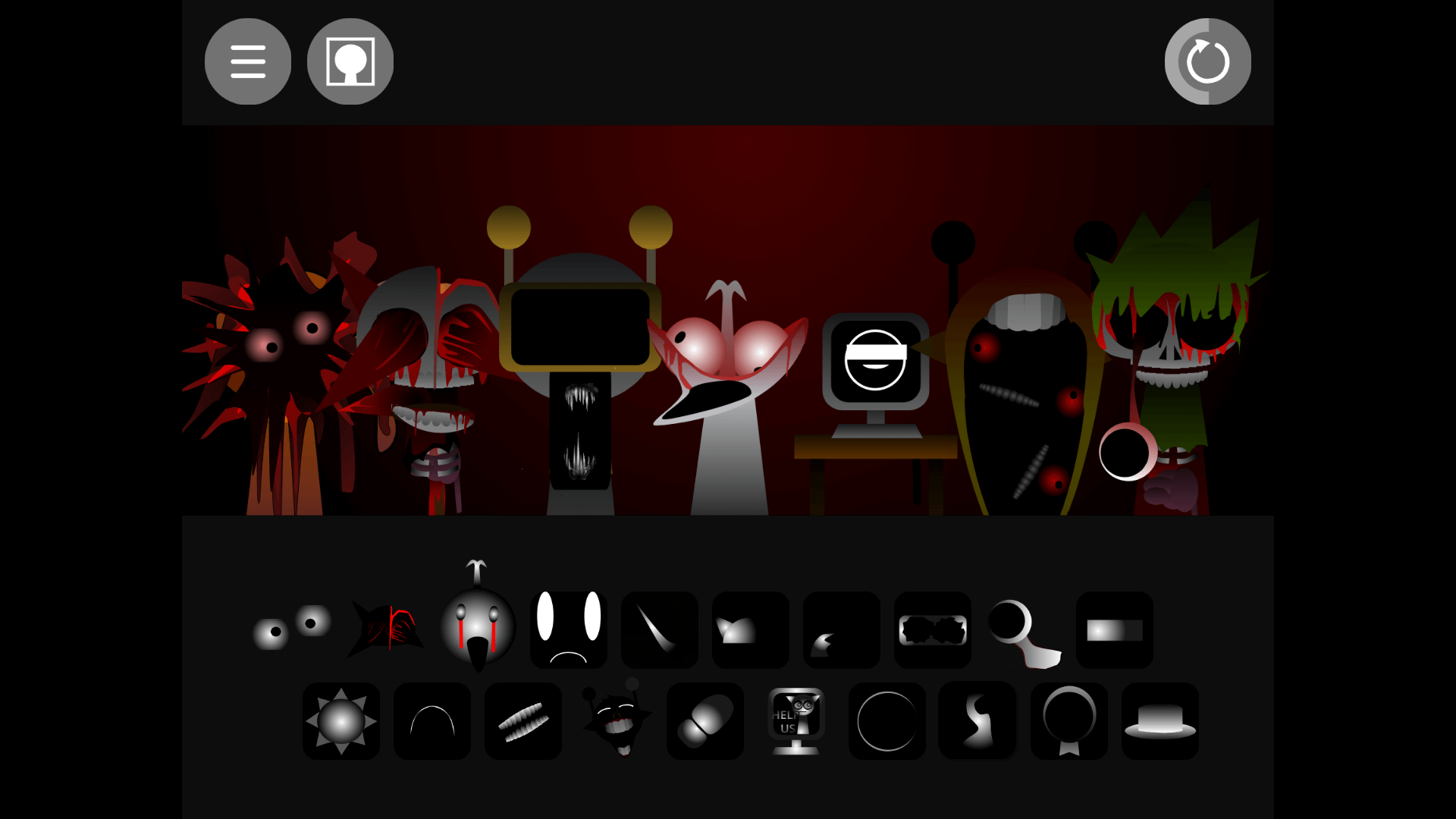 A dramatic cutscene from Sprunki Phase 3 showing characters interacting in a dialogue-driven moment that affects the storyline