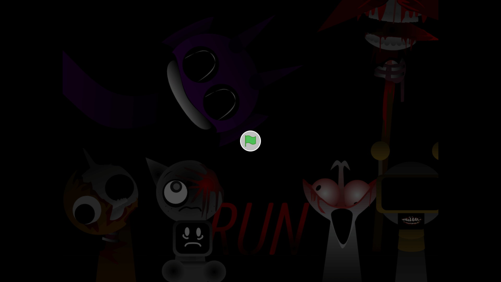 Sprunki Phase 3 gameplay showing the main character exploring a vibrant musical landscape with colorful environments and interactive elements