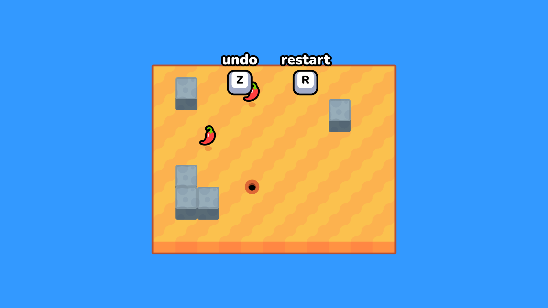 Player navigating a custom snake near the map's edge