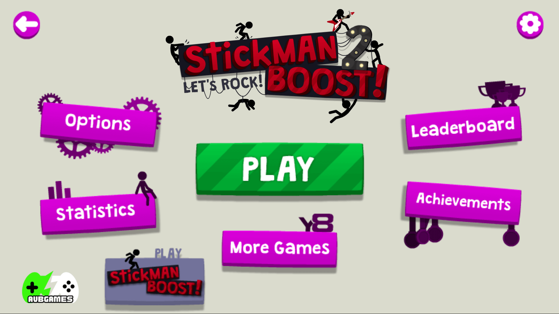 Sliding under deadly traps in a platformer scene of Stickman Boost
