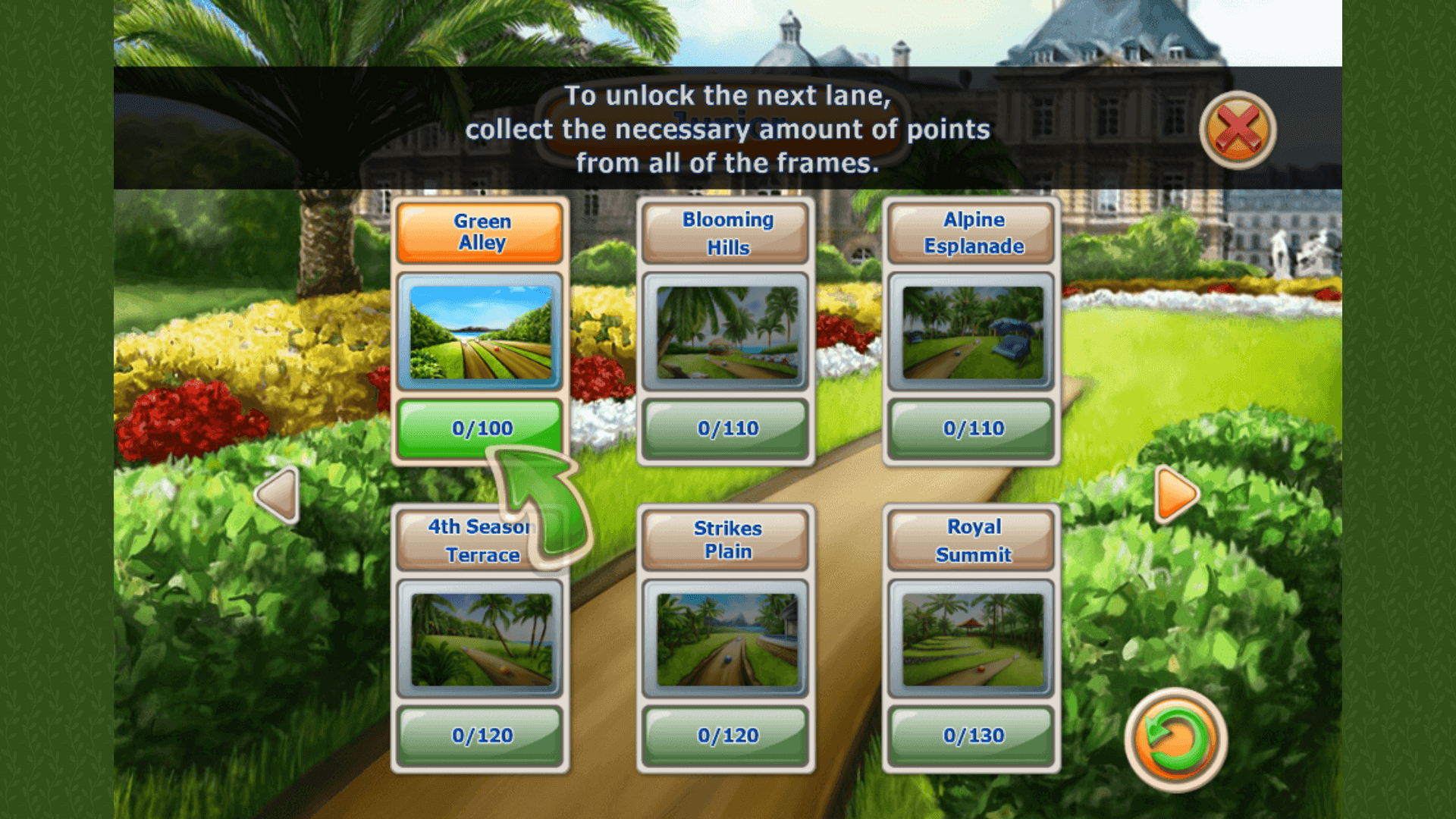 Strike Solitaire level complete screen showing points earned and virtual rewards