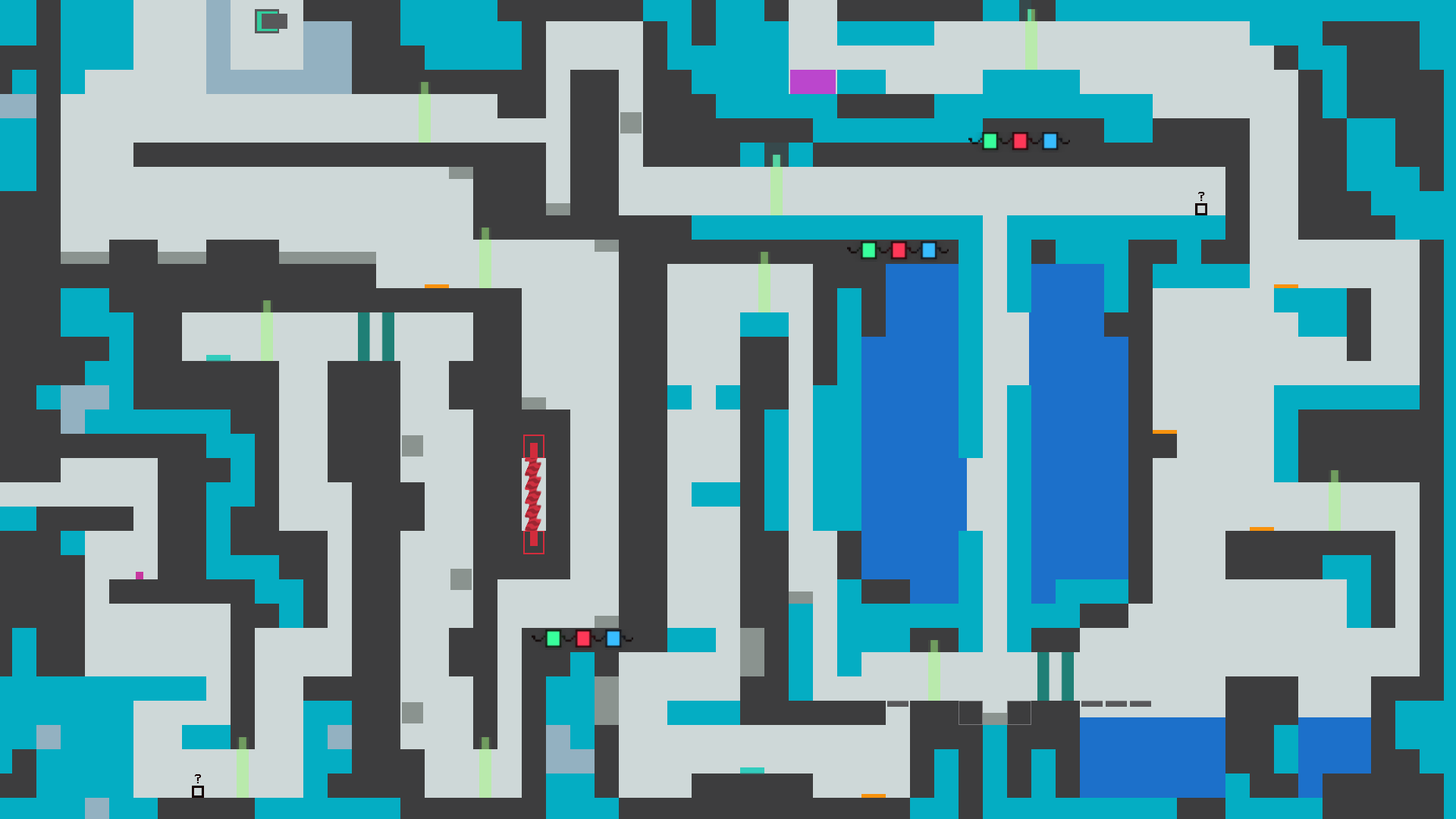 Big Ice Tower Tiny Square platformer gameplay with icy tower levels2