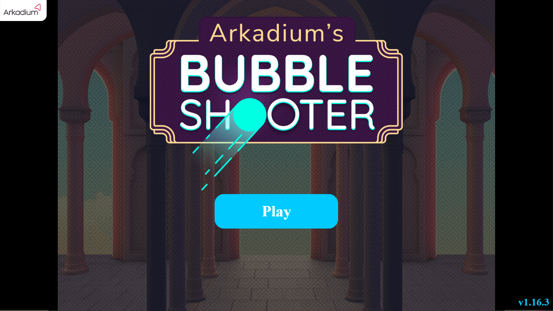 Colorful bubble board in Bubble Shooter by Arkadium2