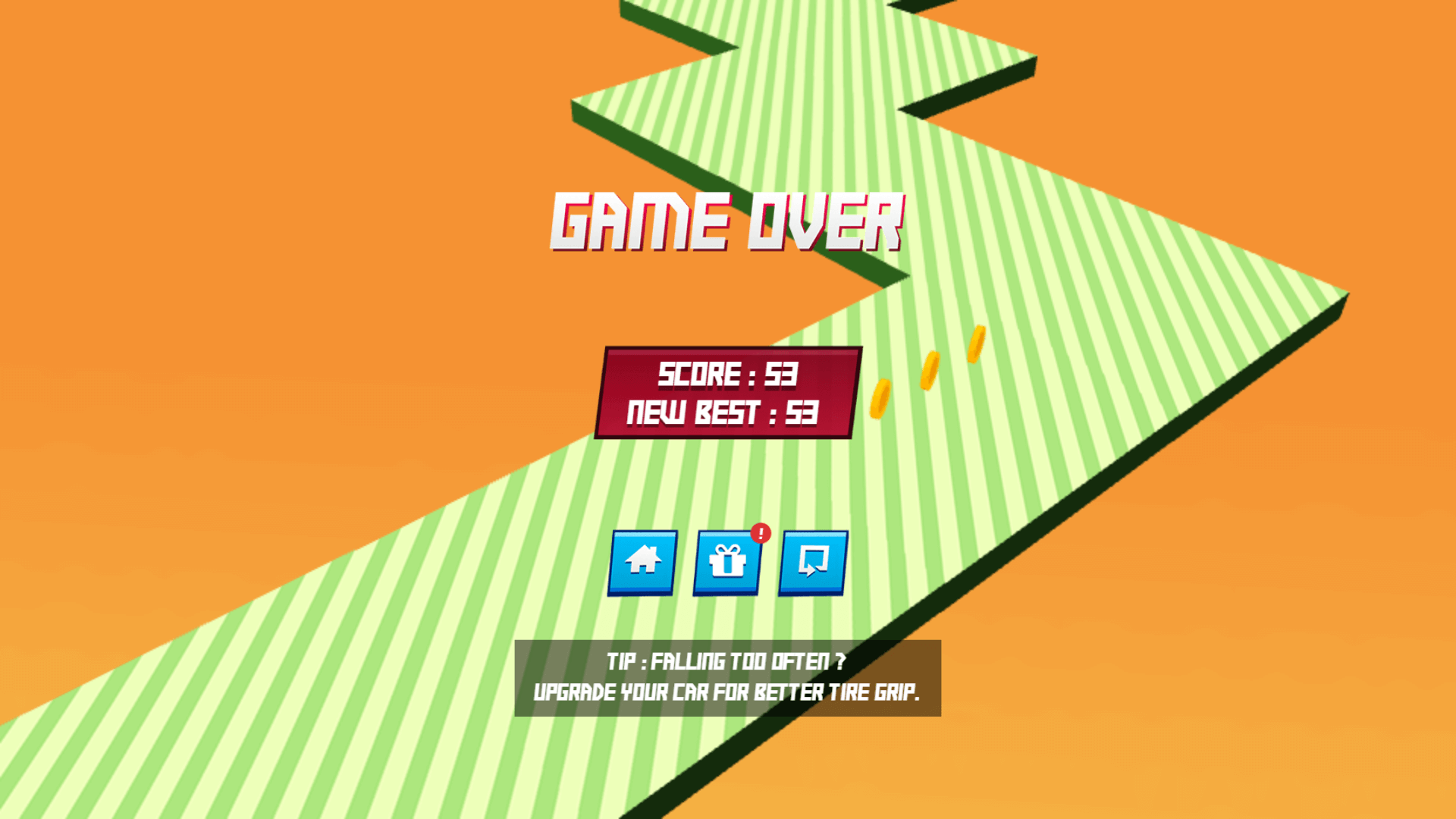 High score drift action in Drift Boss arcade racing game