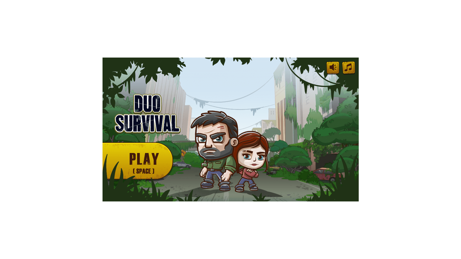 Two characters working together to solve puzzles in Duo Survival3