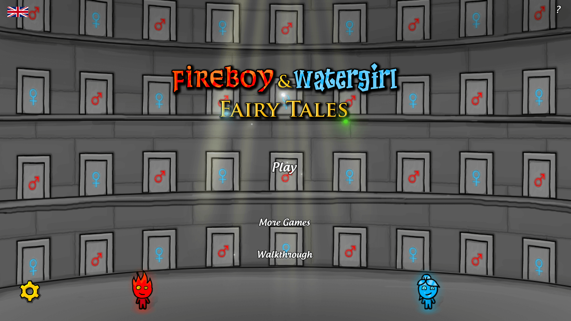 Fireboy and Watergirl 6 Fairy Tales gameplay with magical fairies