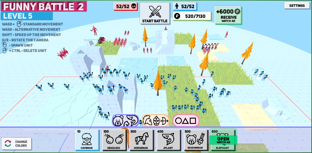 Funny Battle Simulator 2