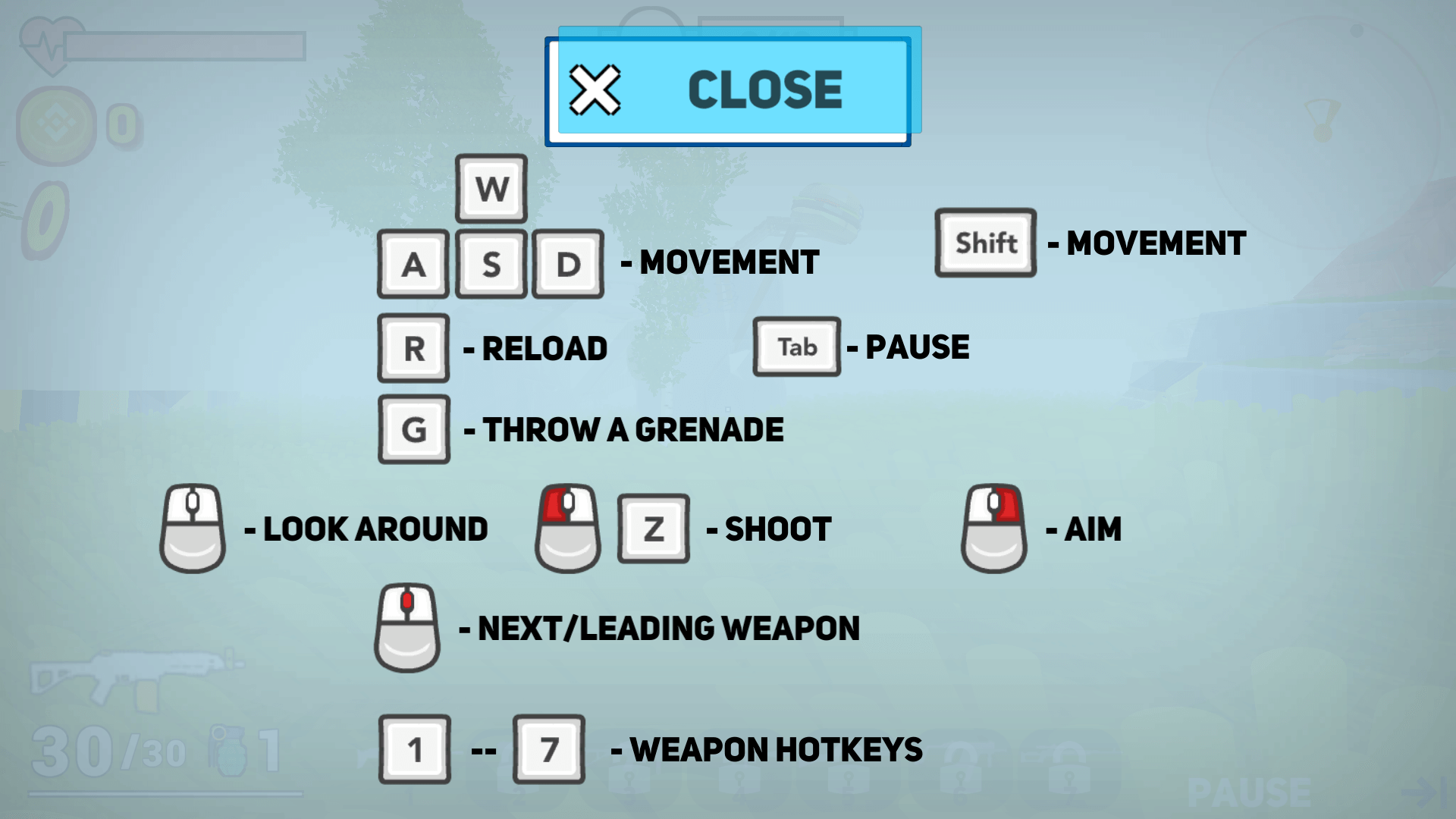 Funny Shooter 2 player collecting coins after battle