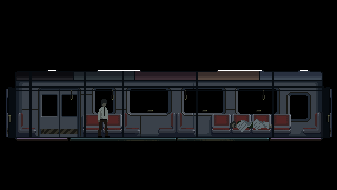 Last Train Home gameplay showing soldiers navigating a snowy battlefield aboard an armored train