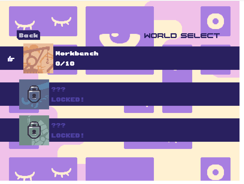 Player aiming and throwing a block at an approaching enemy in Grabanakki puzzle game