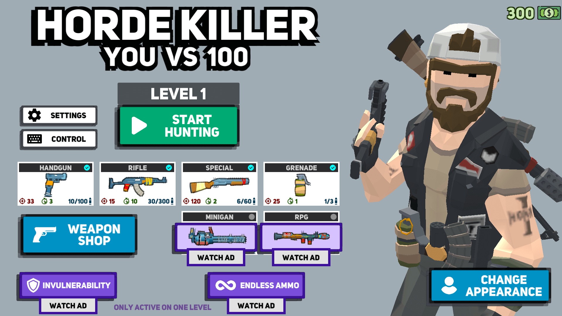 Character customization with outfits and gear