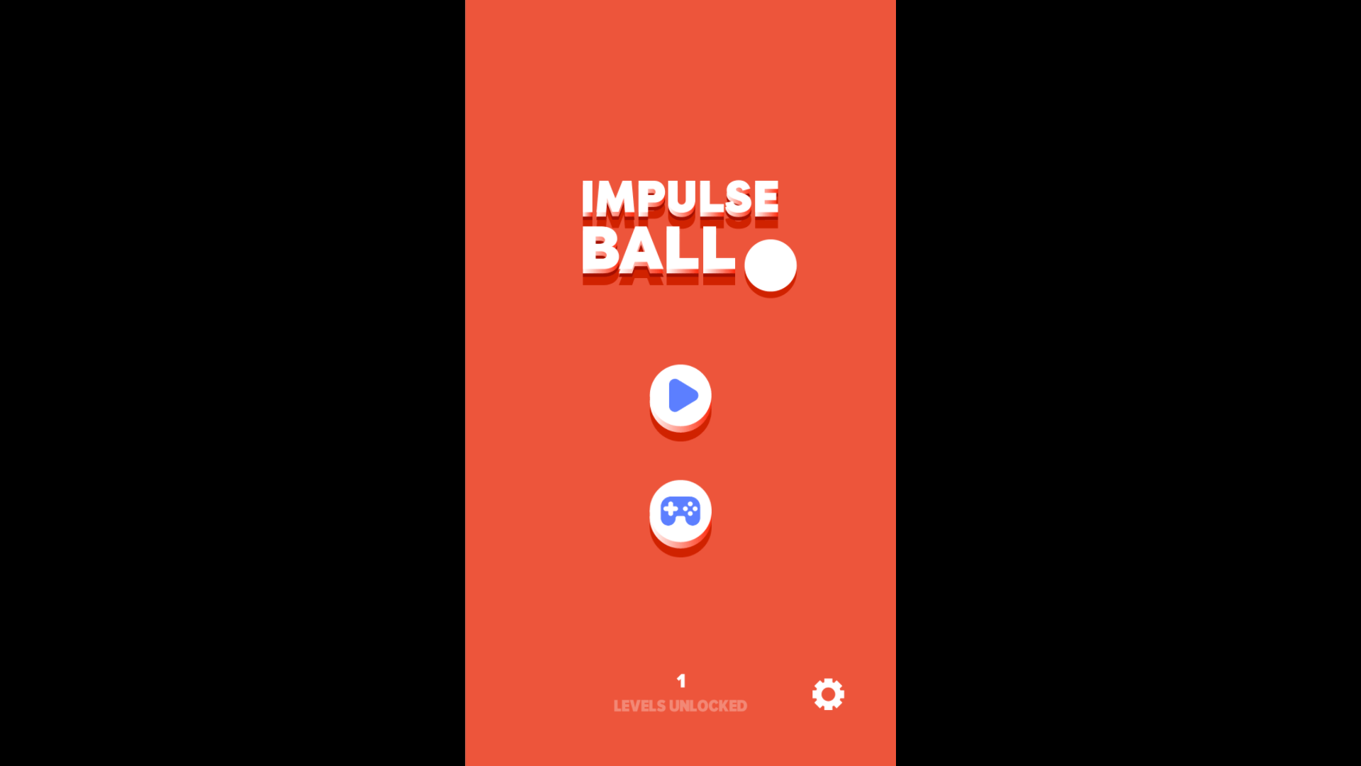 Impulse Ball level with moving platforms, blocked paths, and complex shooting angles