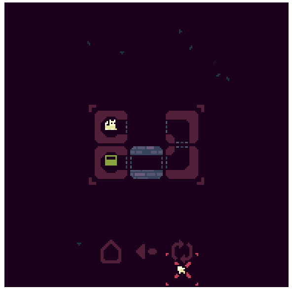 Player guiding the cute cat Katti toward a cozy box in the game