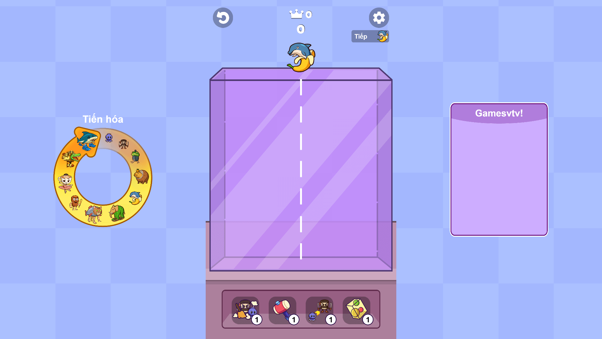 Colorful meme creatures waiting to be merged in Merge Rot game2
