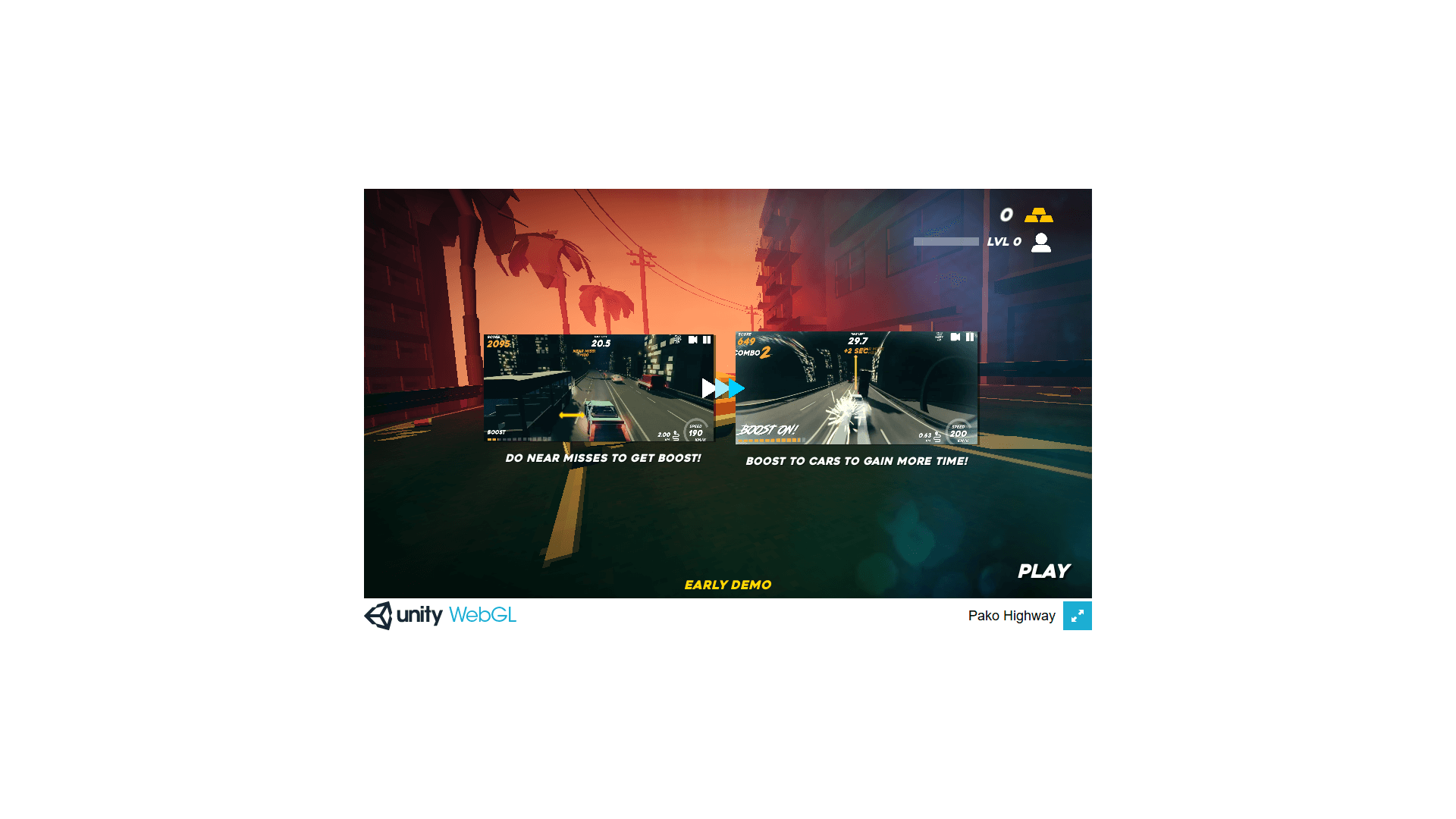 Player dodging traffic and performing stunts in Pako Highway
