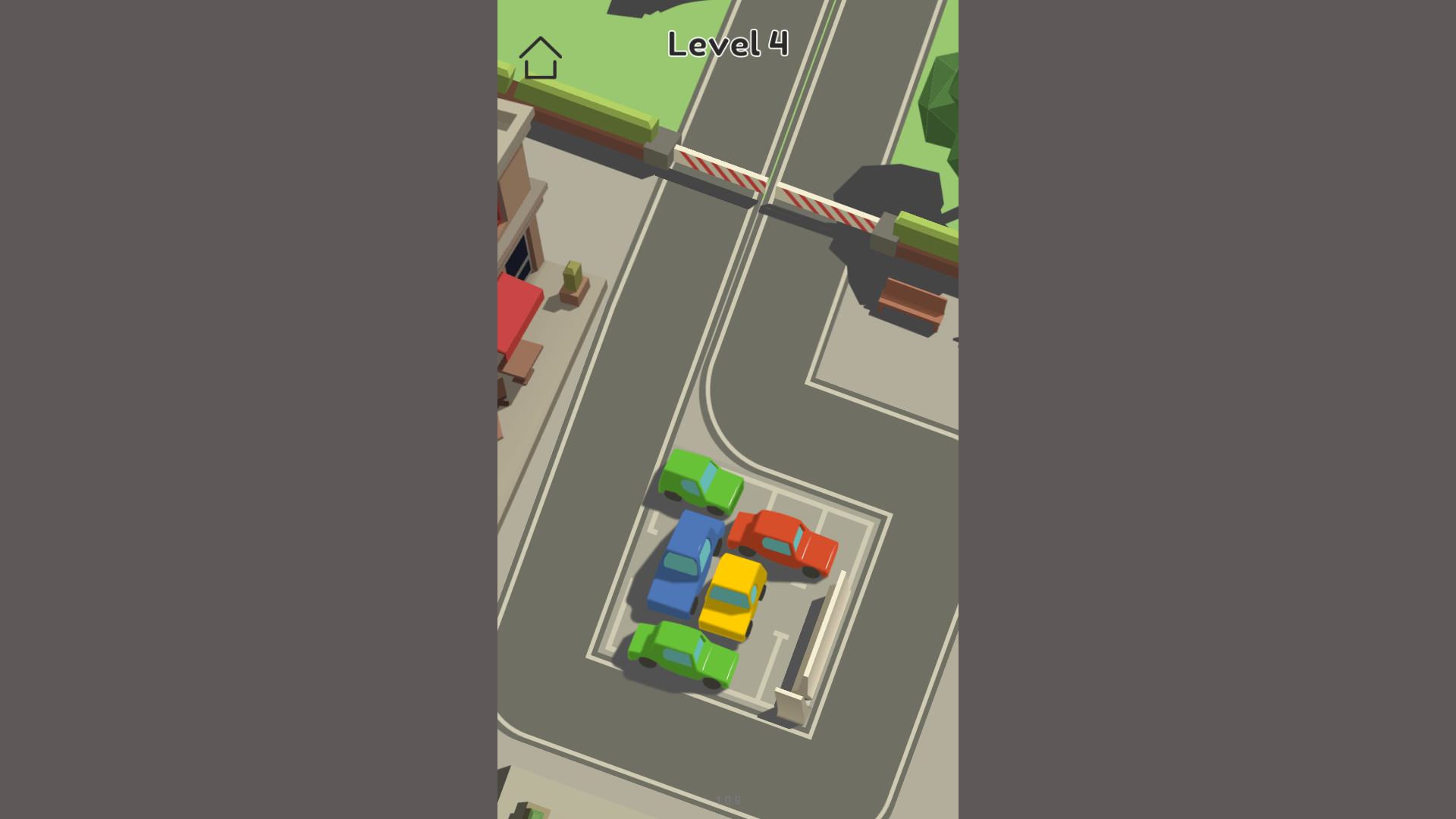 Strategically clearing vehicles in Parking Jam puzzle levels