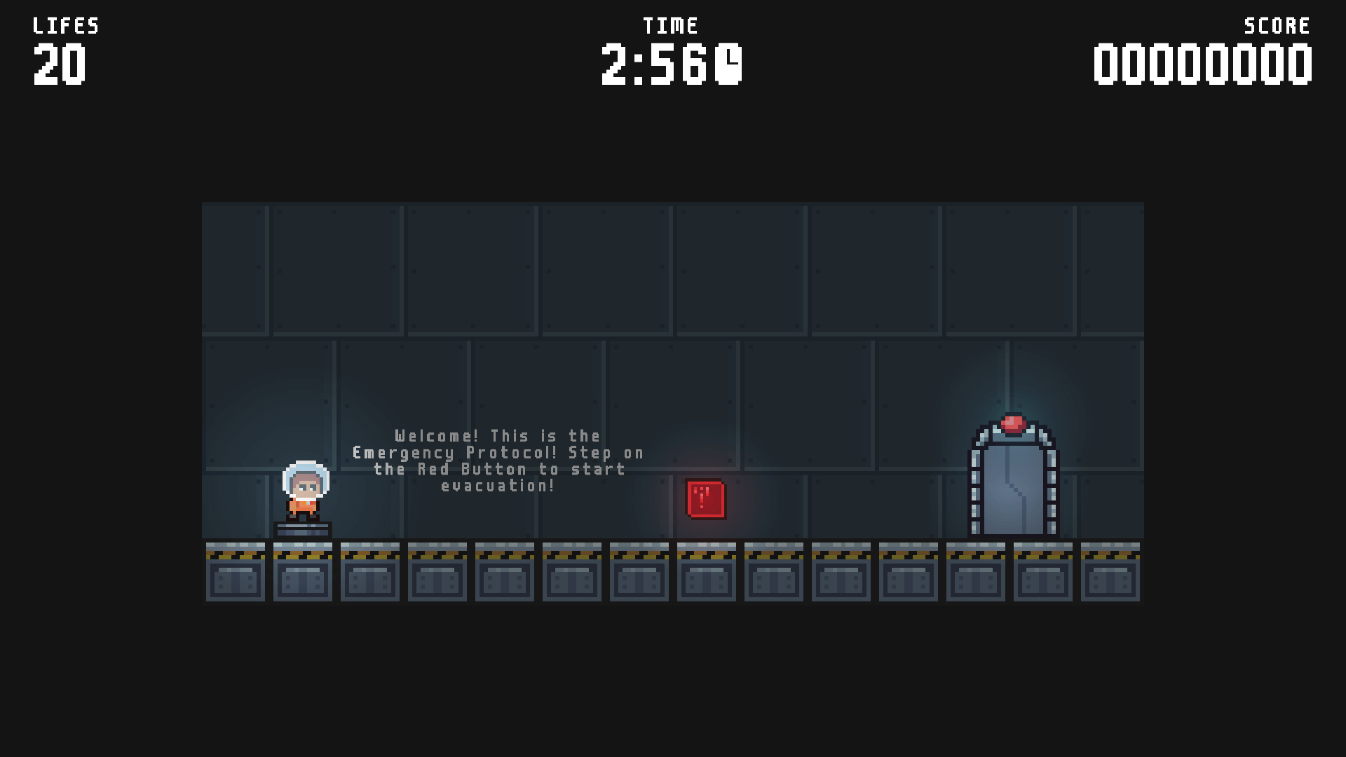 3 Minutes To Escape game start screen with spaceship and countdown timer4