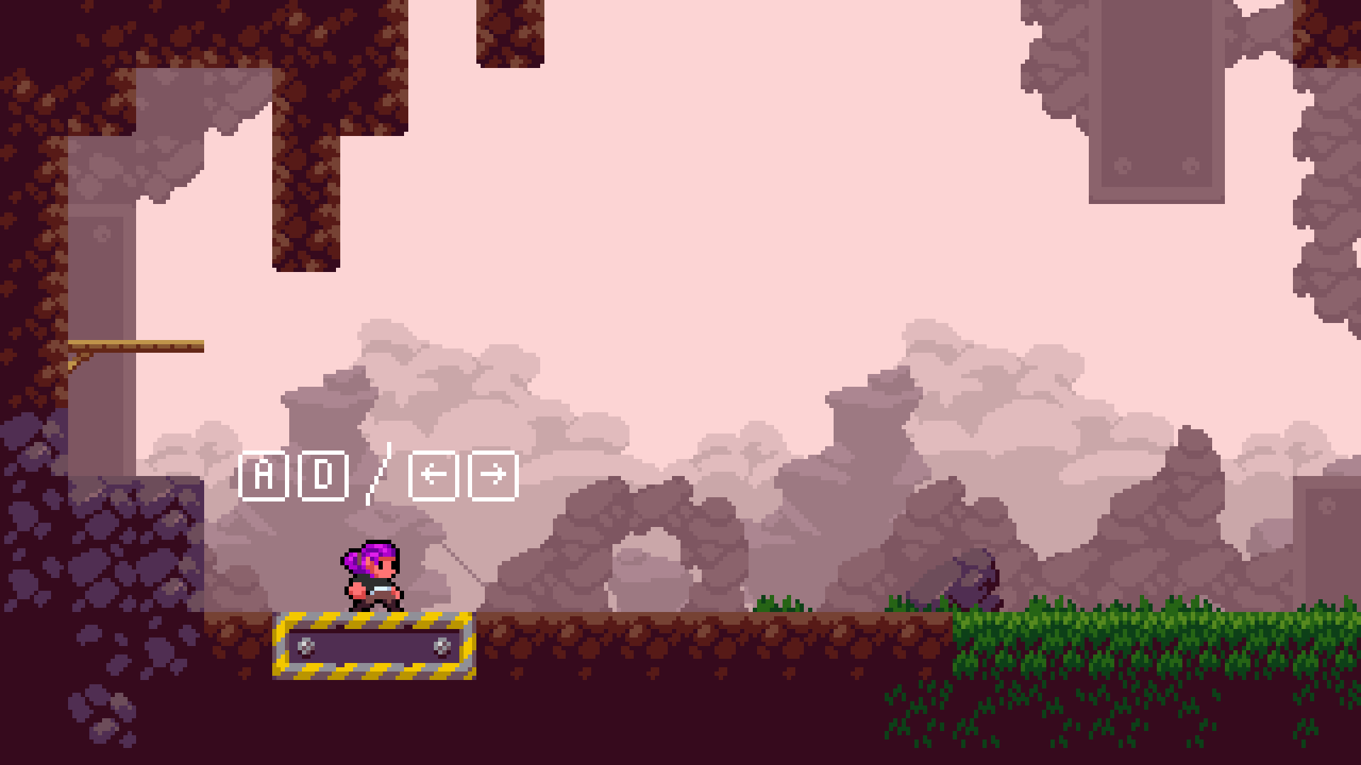 Character using a Jump key as a platform to leap over spikes in A Keys Path