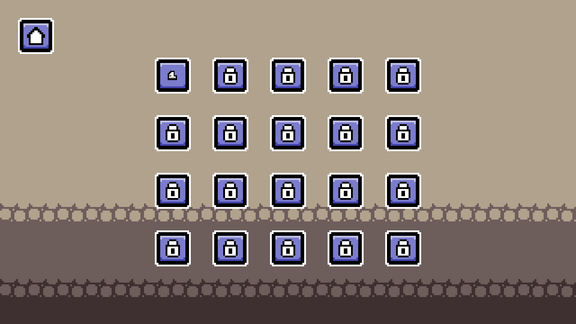 Blue Slime Quest gameplay showing rabbit character jumping over spikes and collecting diamonds