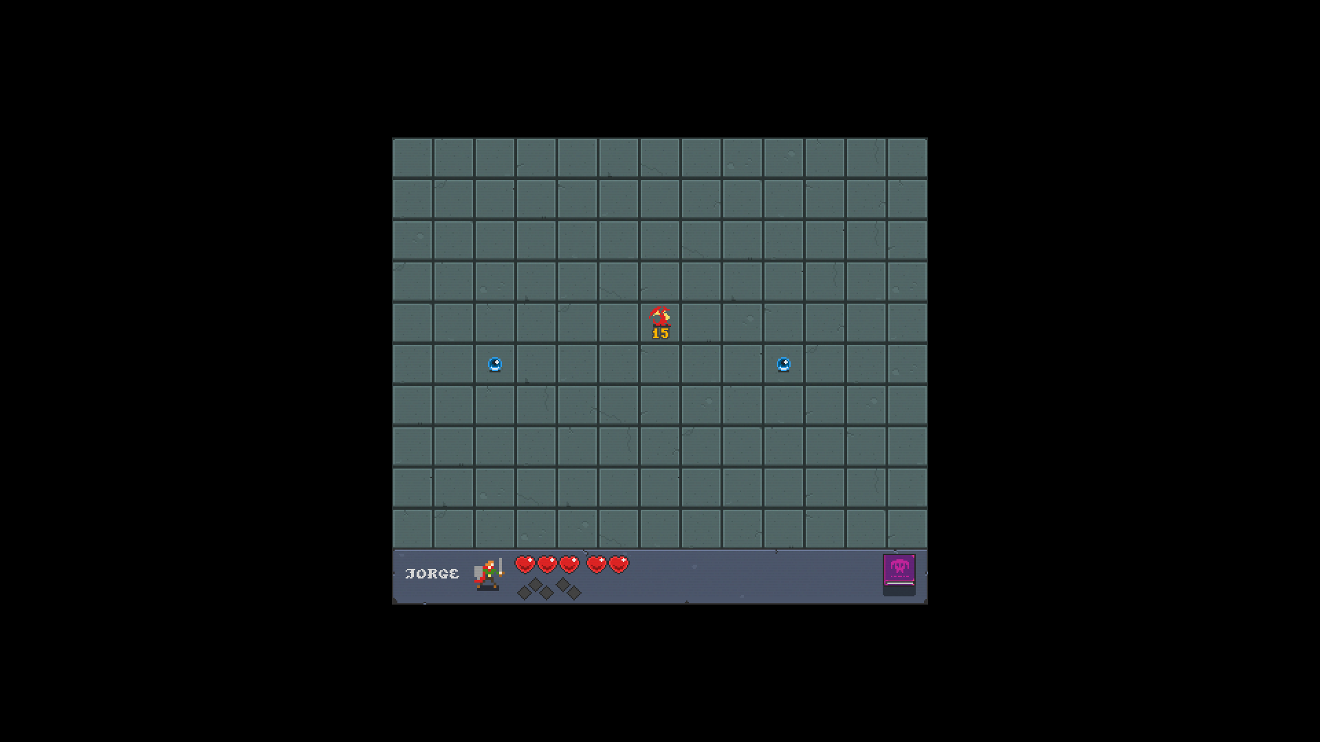DragonSweeper grid with revealed tiles, treasure, and warning markers