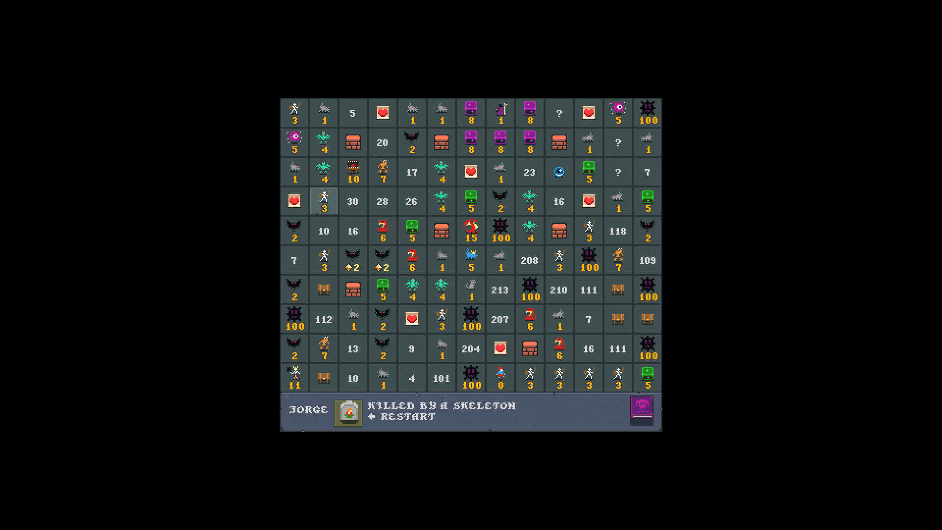 Player triggering a hidden dragon inside the puzzle grid in DragonSweeper