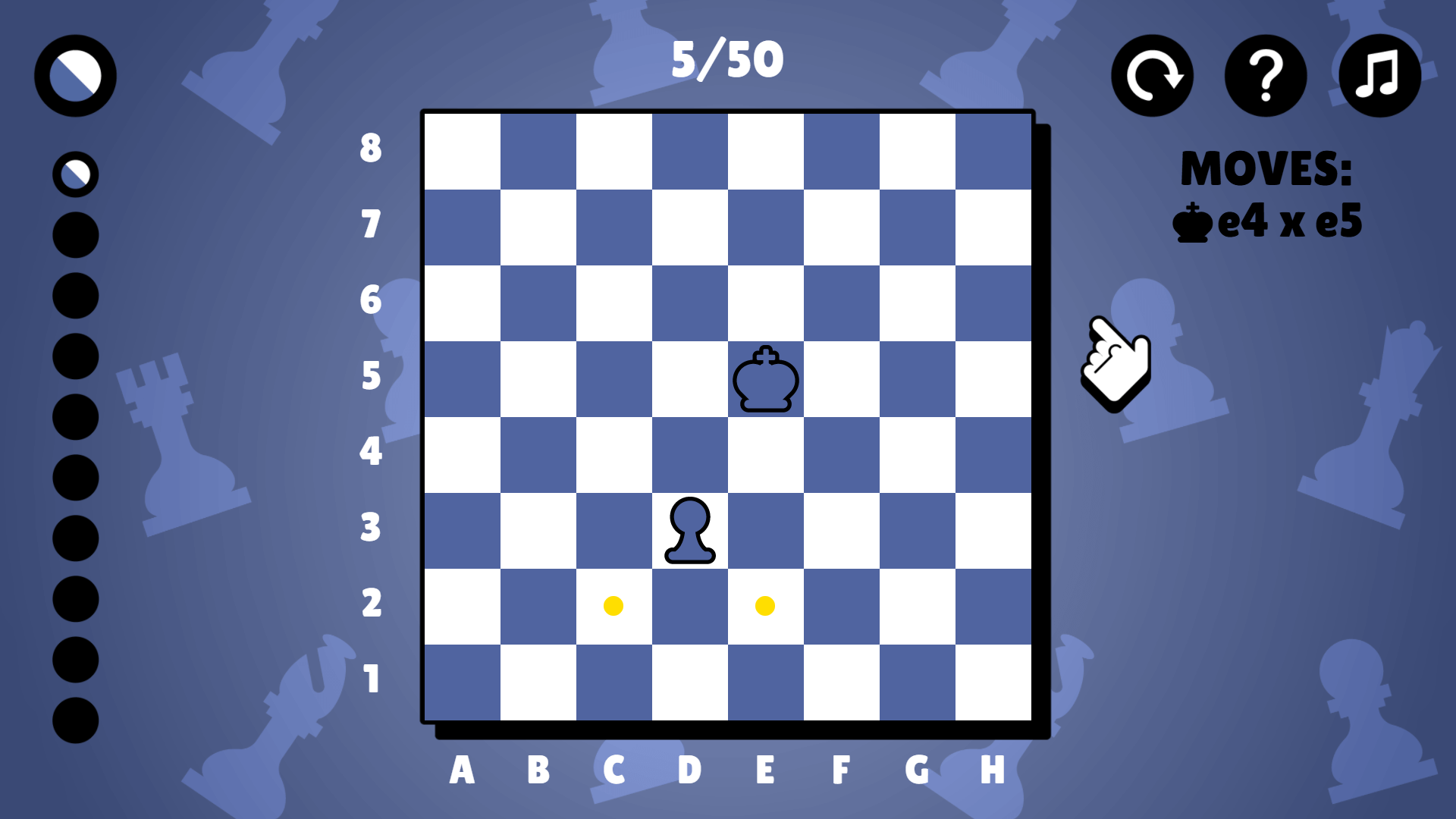 Yellow, red, green, and bomb pieces with unique effects in Last Chess Standing