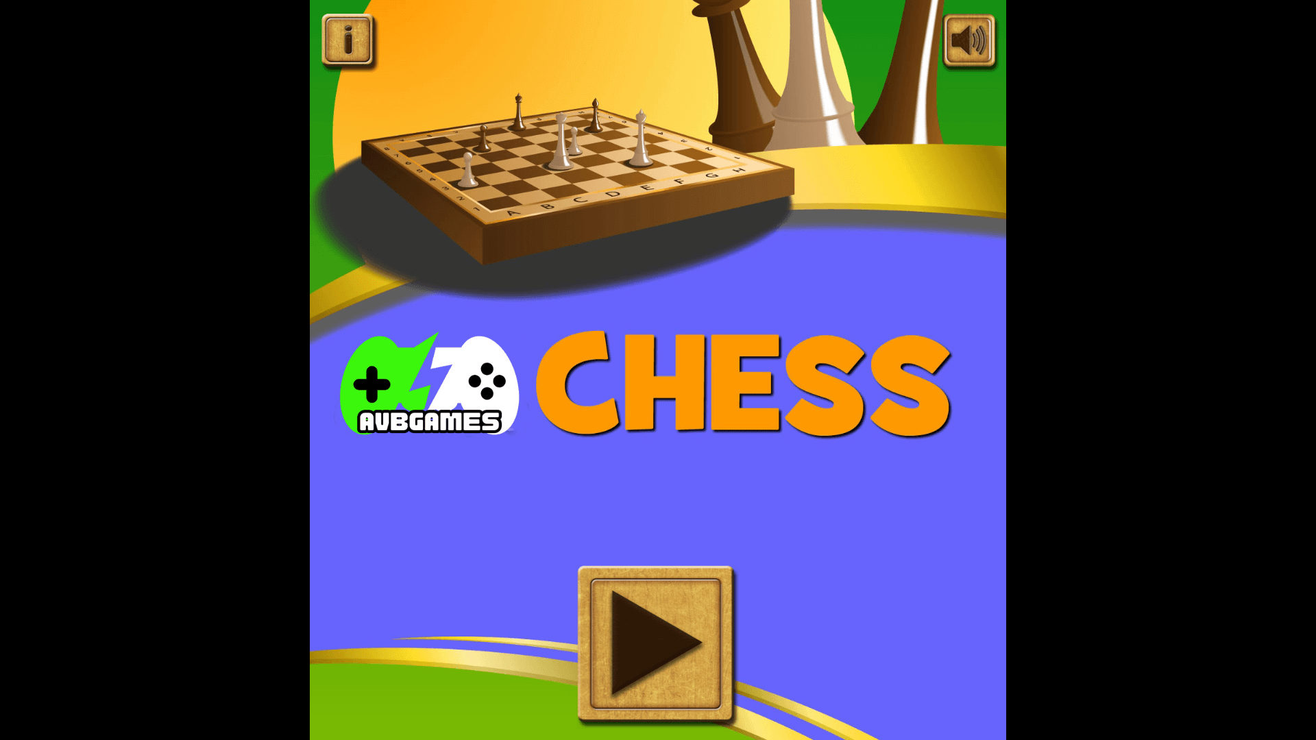 Online Chess game main menu with play options and difficulty levels3