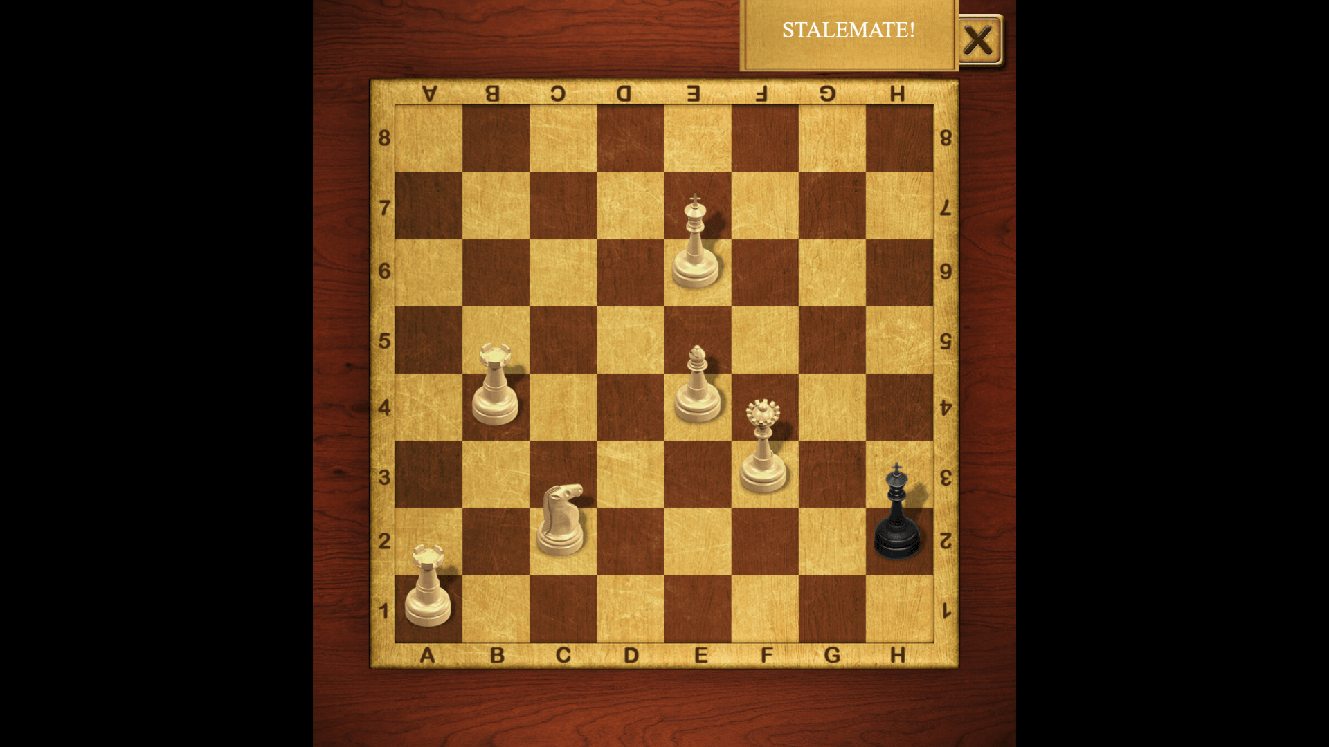 Online Chess game main menu with play options and difficulty levels
