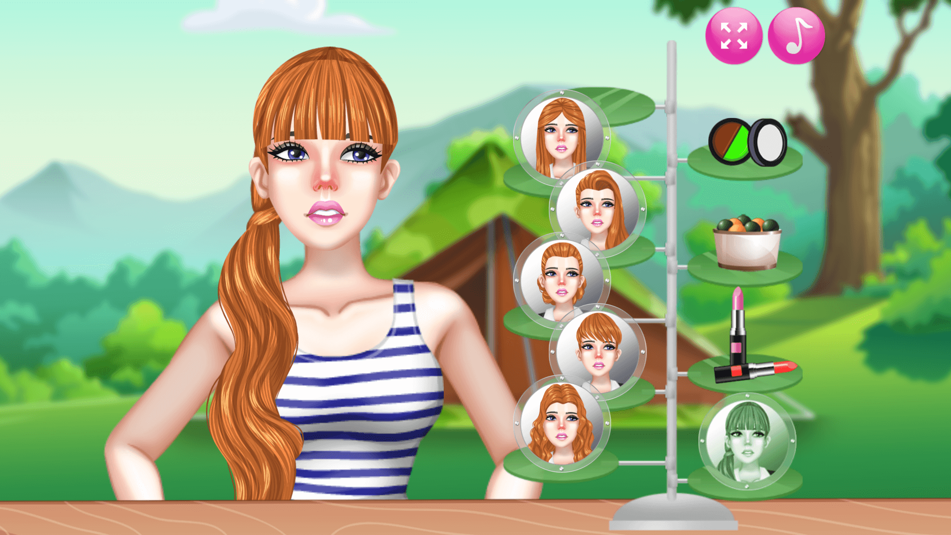 Dressing princesses in stylish military uniforms with hats, boots, and sunglasses in Princess Military Fashion