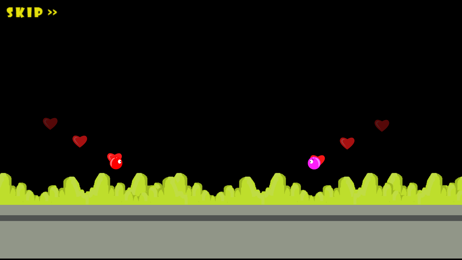 Red Ball jumping over deadly spike traps on a colorful platform level