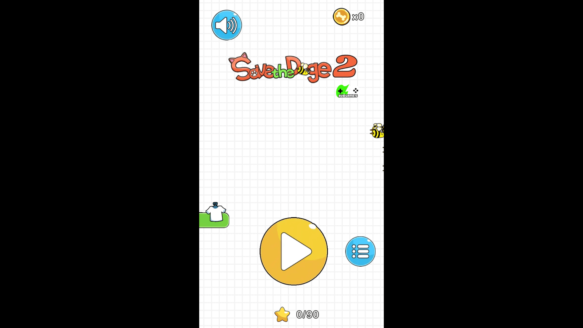 Cute dog sitting safely behind a drawn shape as bees attempt to reach it