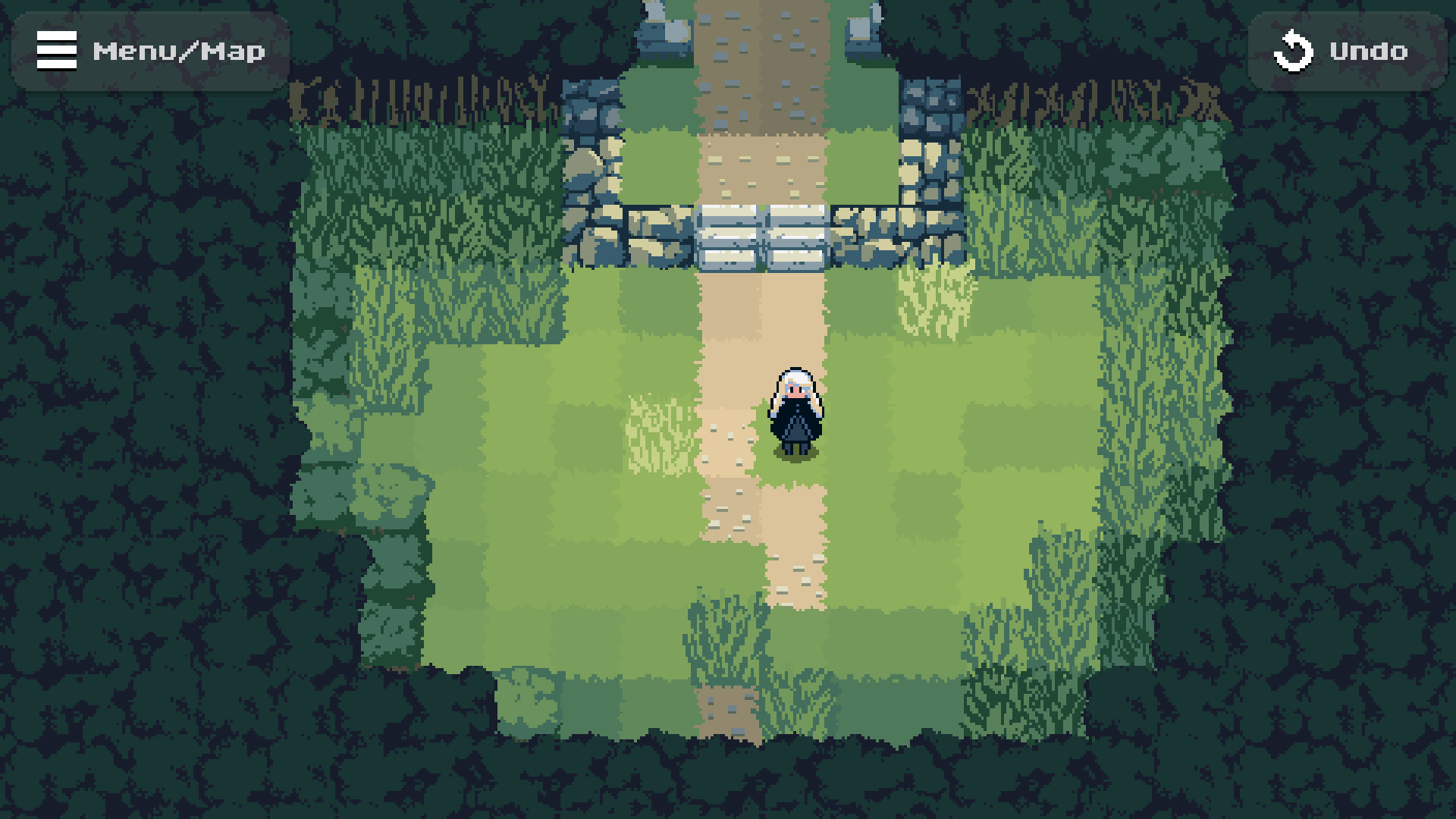 Character exploring a glowing ancient forest in The Legend of Lumina