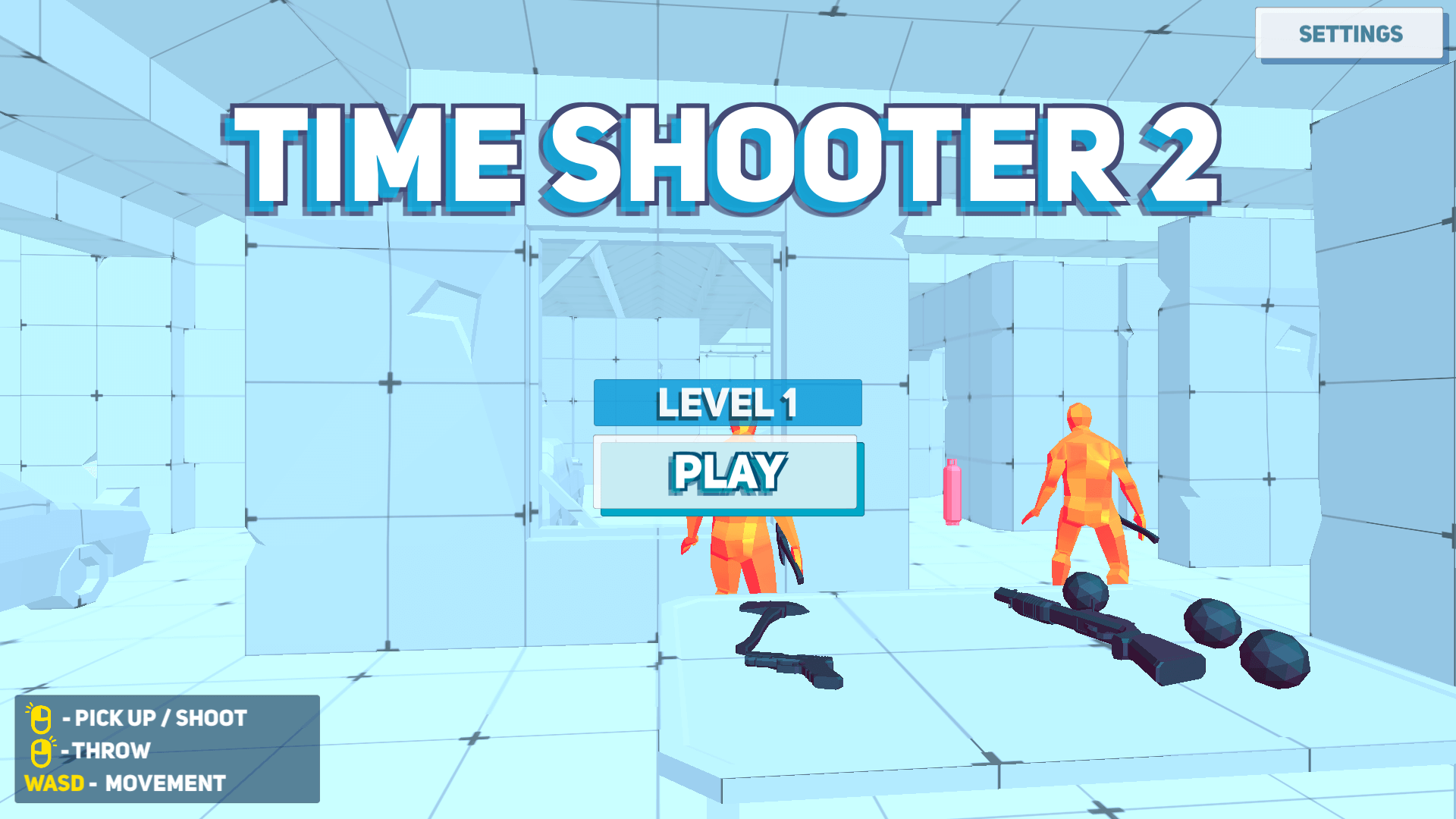 Player dodging bullets in Time Shooter 2’s time-control action scene