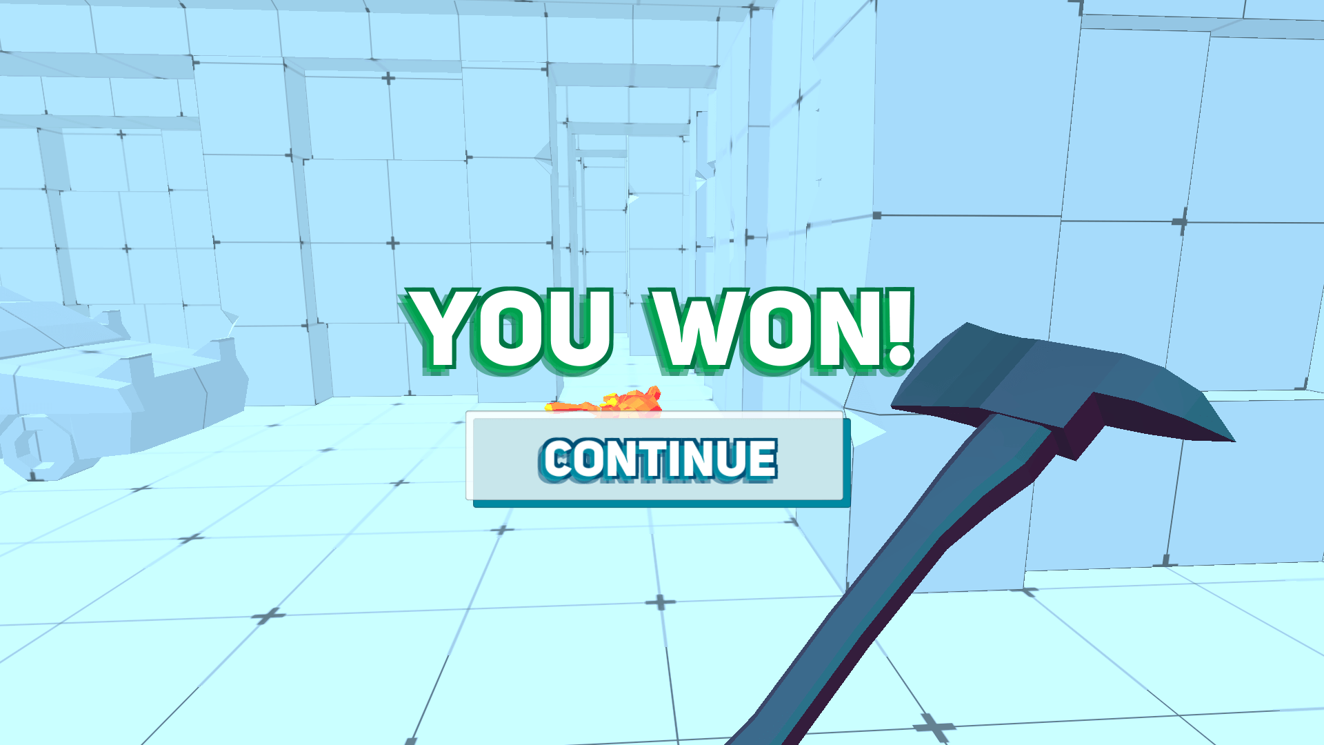 First-person shooting action with frozen enemies in Time Shooter 2