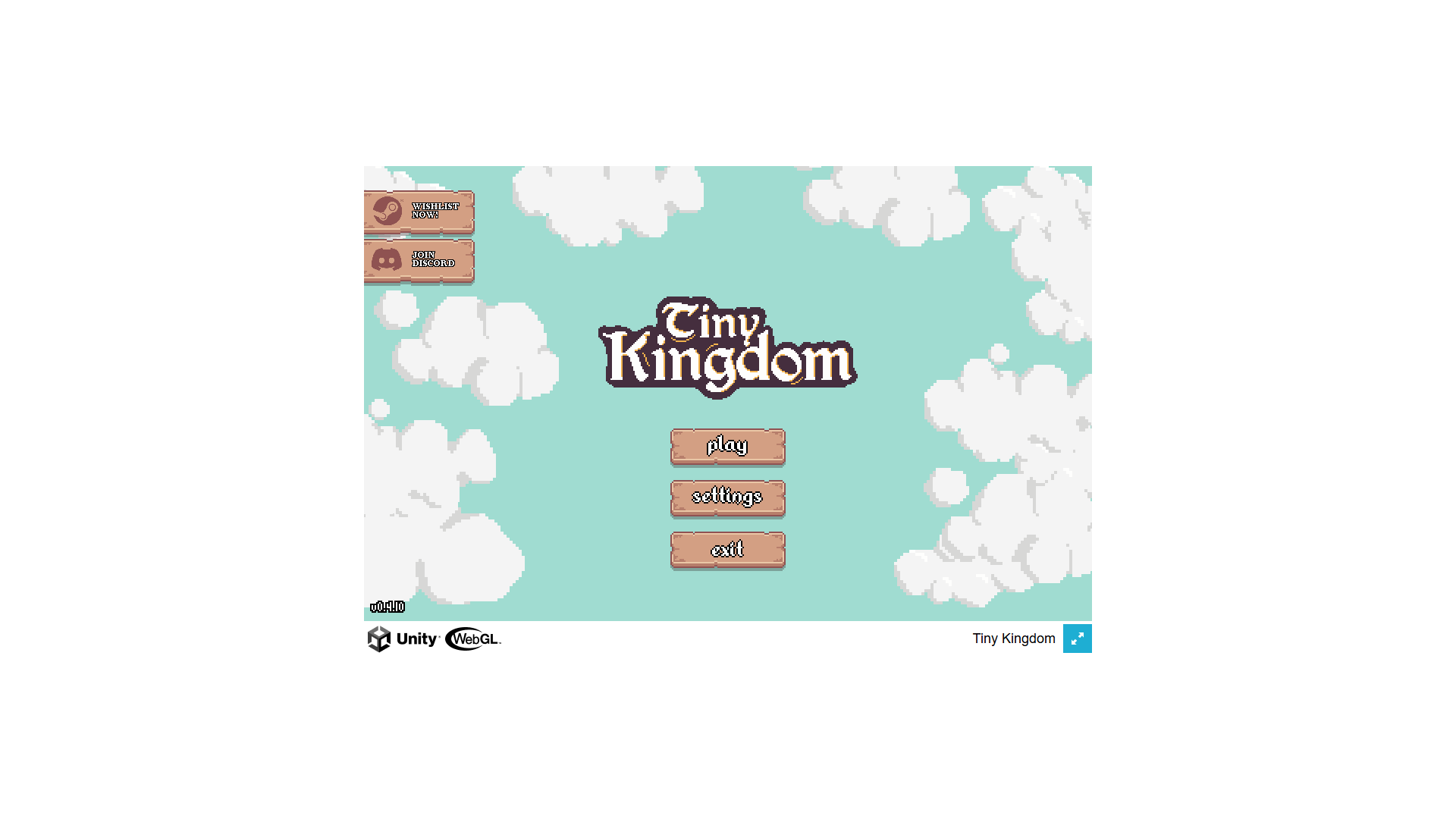 Tiny Kingdom starting farm ready to evolve into a grand medieval empire