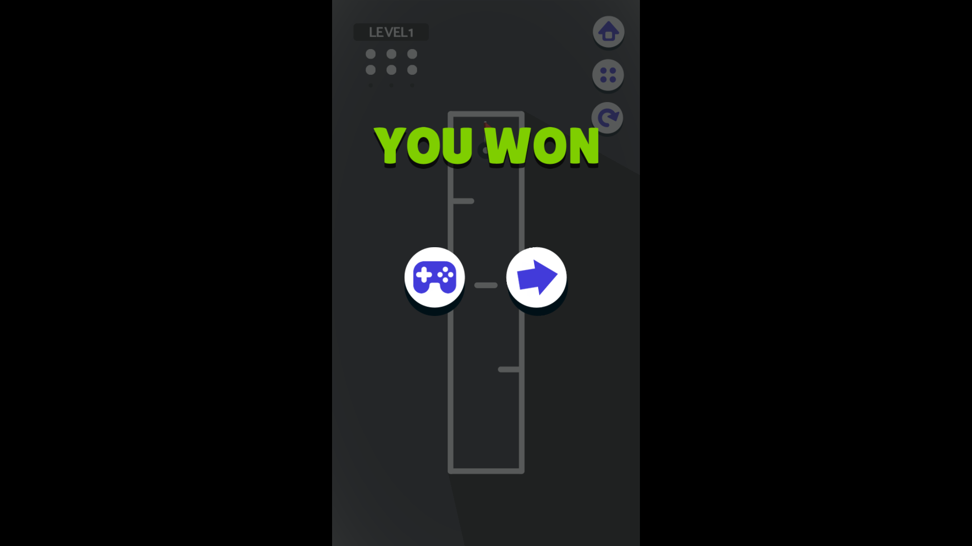 Golf Field 2 game start screen with golf ball and level selection menu