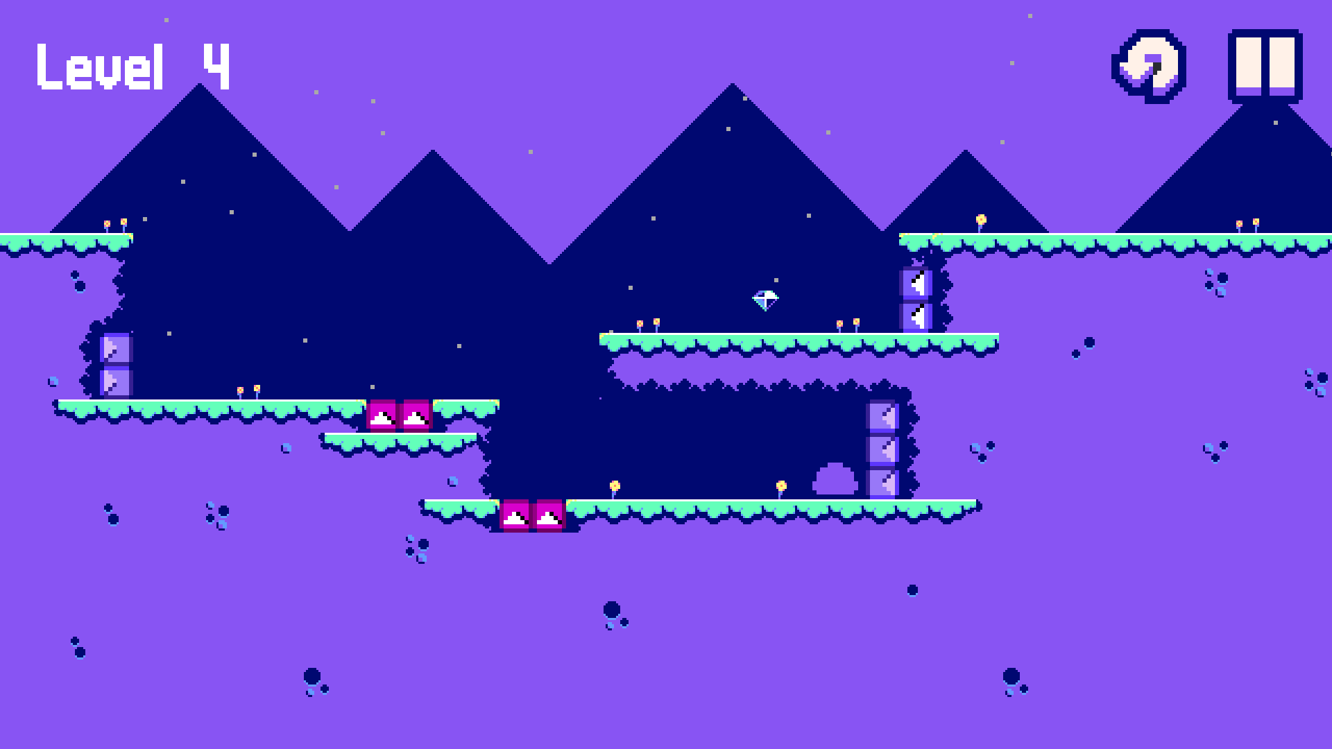 Blob Puzzle main menu with start button and colorful background3