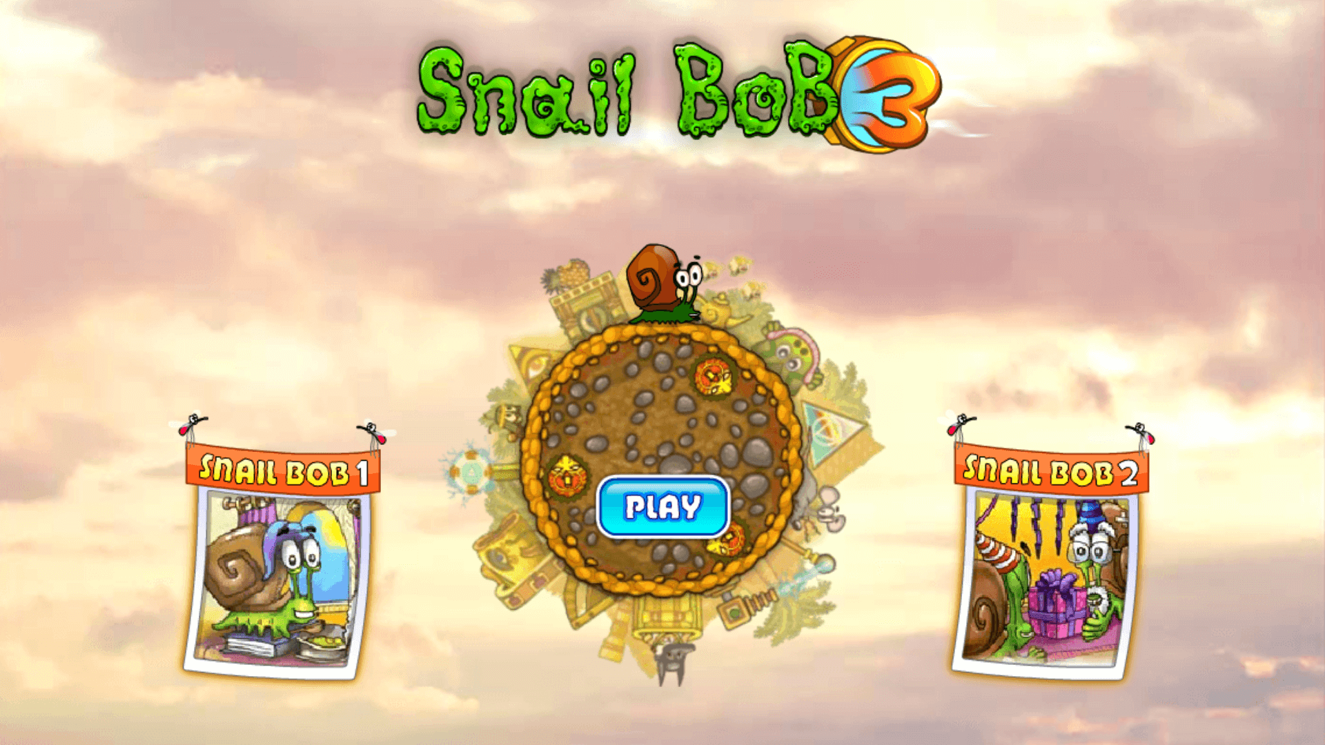 Snail Bob using levers and gears to escape danger