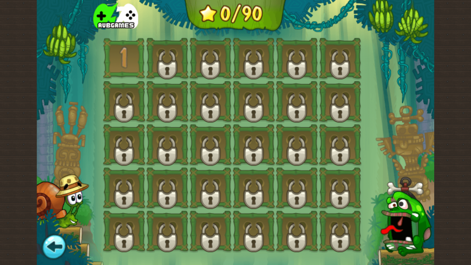 Bob escaping traps in a jungle full of native creatures
