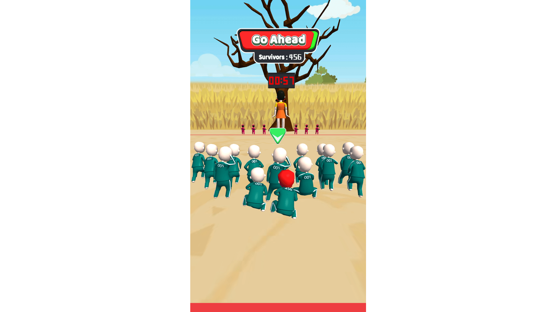 Online Squid Game with intense and suspenseful gameplay