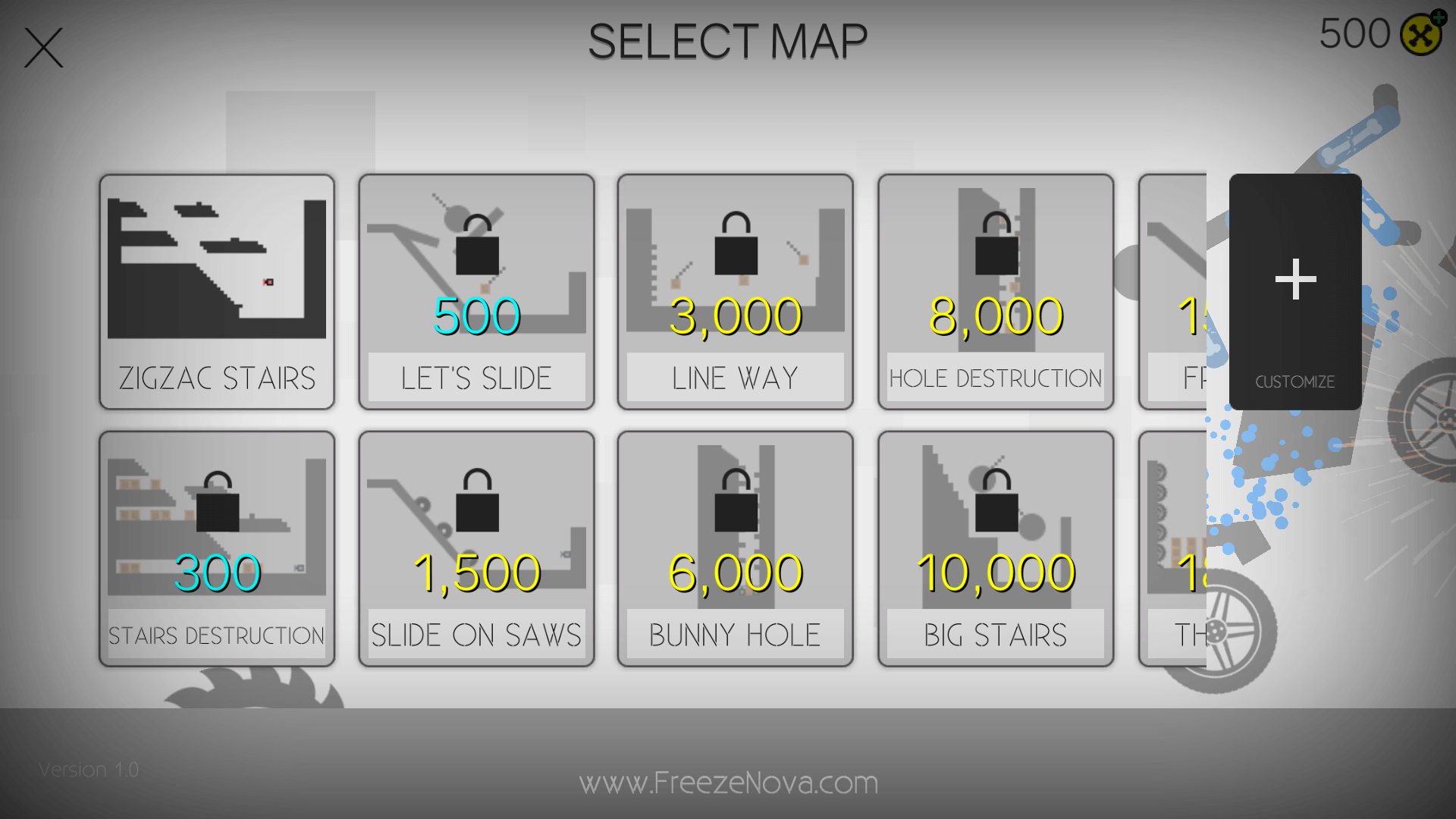 Choosing different poses and jump speeds to maximize stickman damage