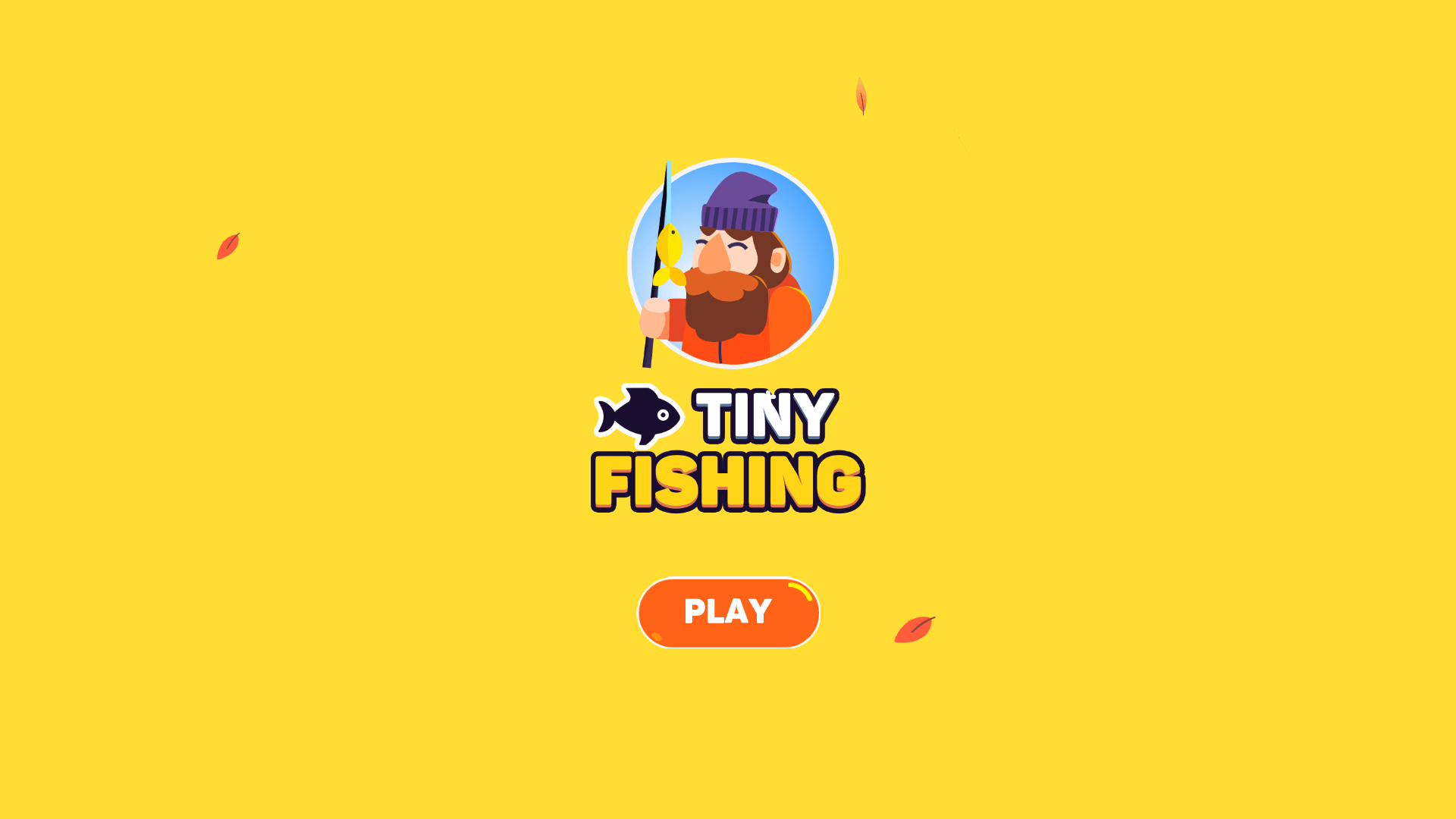 Tiny Fishing gameplay with colorful underwater fish