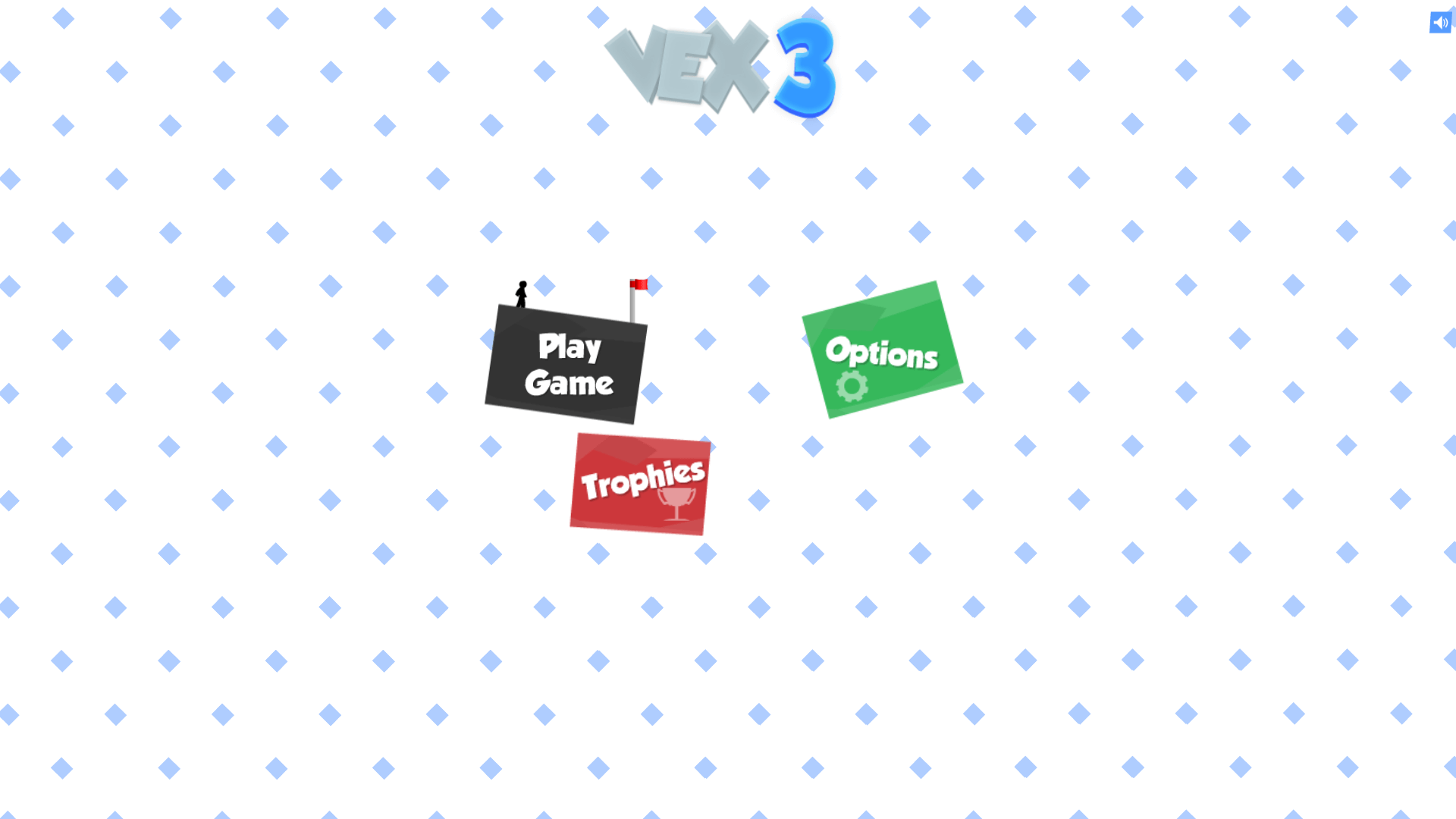 Vex 3 gameplay showing platform traps and obstacles