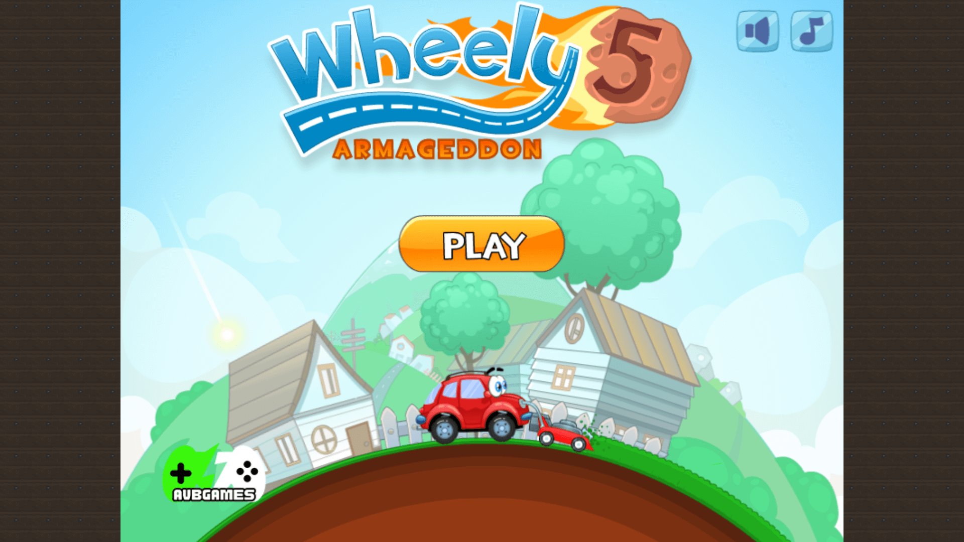 Close-up of Wheely reacting to a meteor explosion